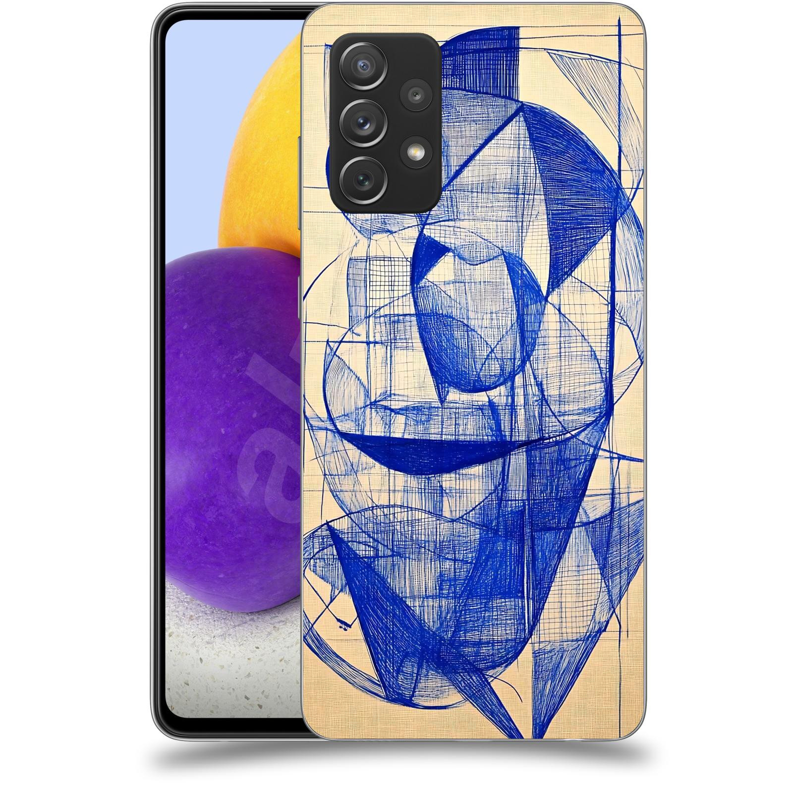 ACOVER Kryt na mobil Samsung Galaxy A72 A725F - Geometrický chaos