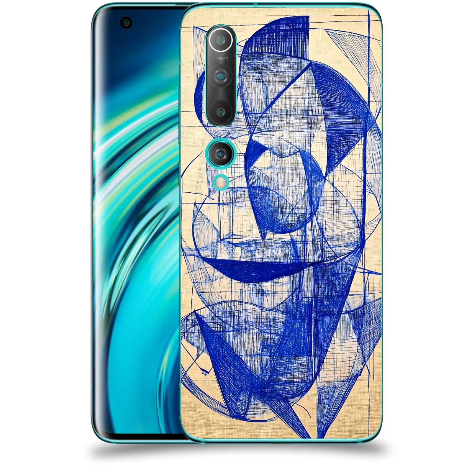 ACOVER Kryt na mobil Xiaomi Mi 10 - Geometrický chaos