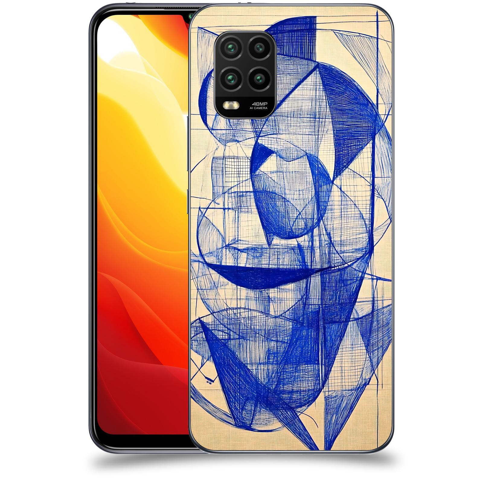 ACOVER Kryt na mobil Xiaomi Mi 10 Lite - Geometrický chaos