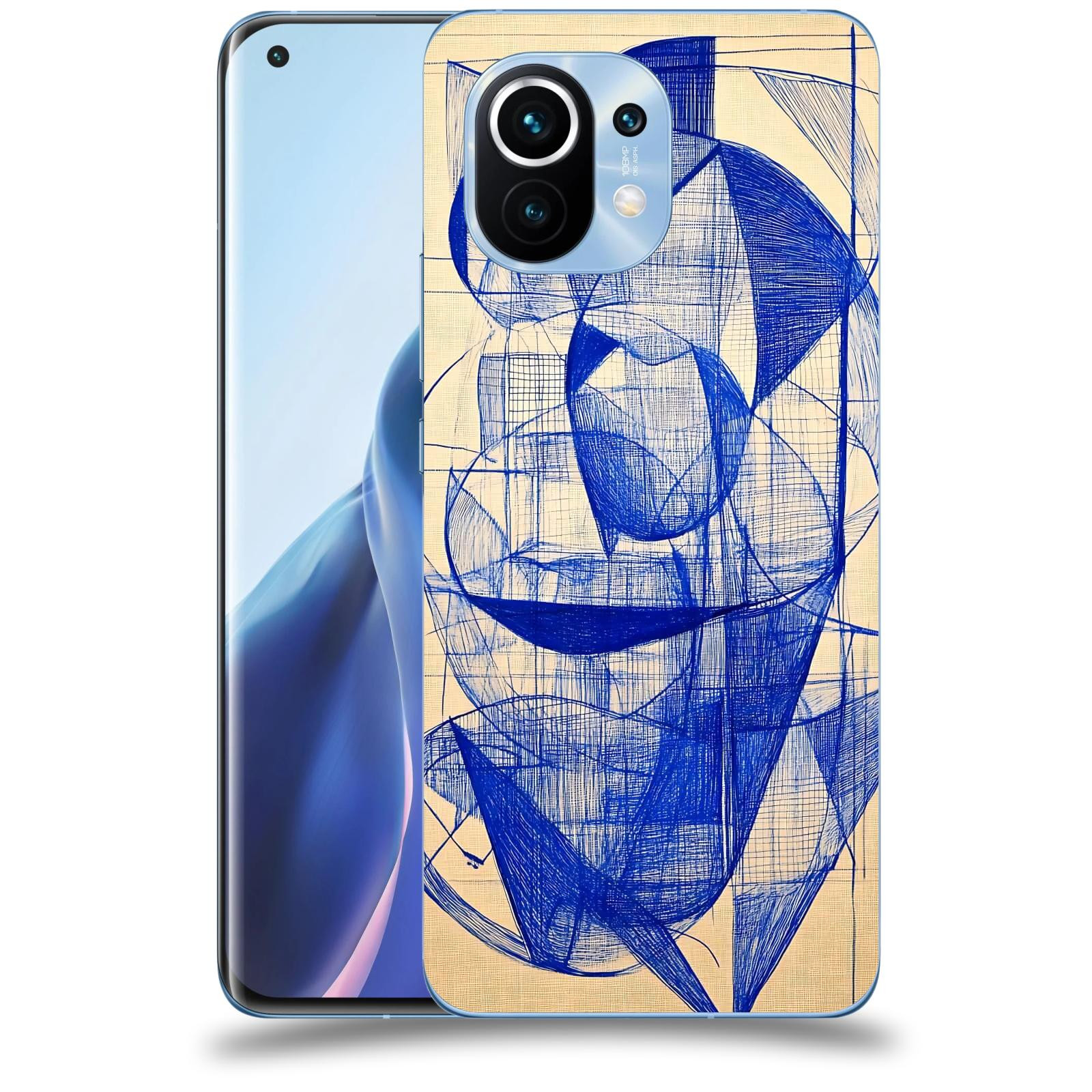 ACOVER Kryt na mobil Xiaomi Mi 11 - Geometrický chaos
