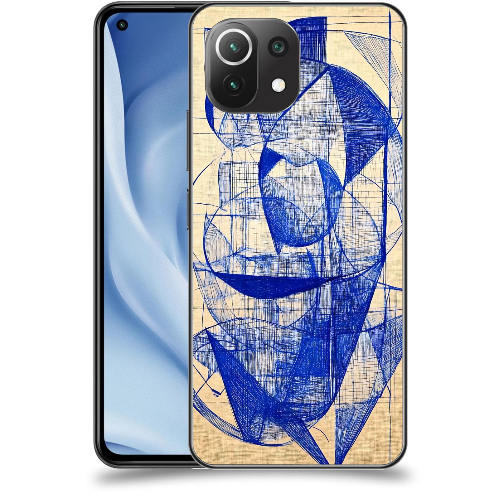ACOVER Kryt na mobil Xiaomi Mi 11 Lite - Geometrický chaos