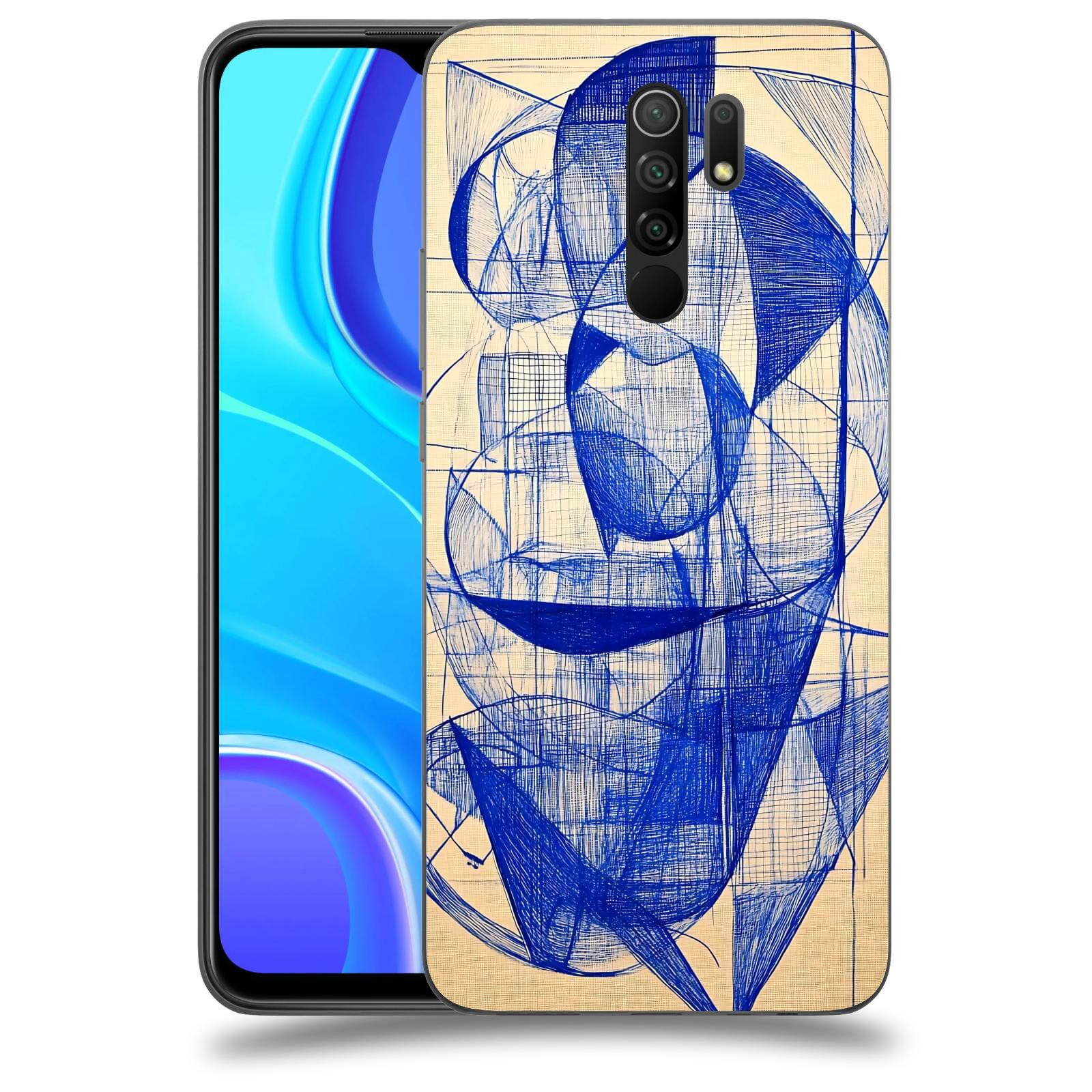 ACOVER Kryt na mobil Xiaomi Redmi 9 - Geometrický chaos