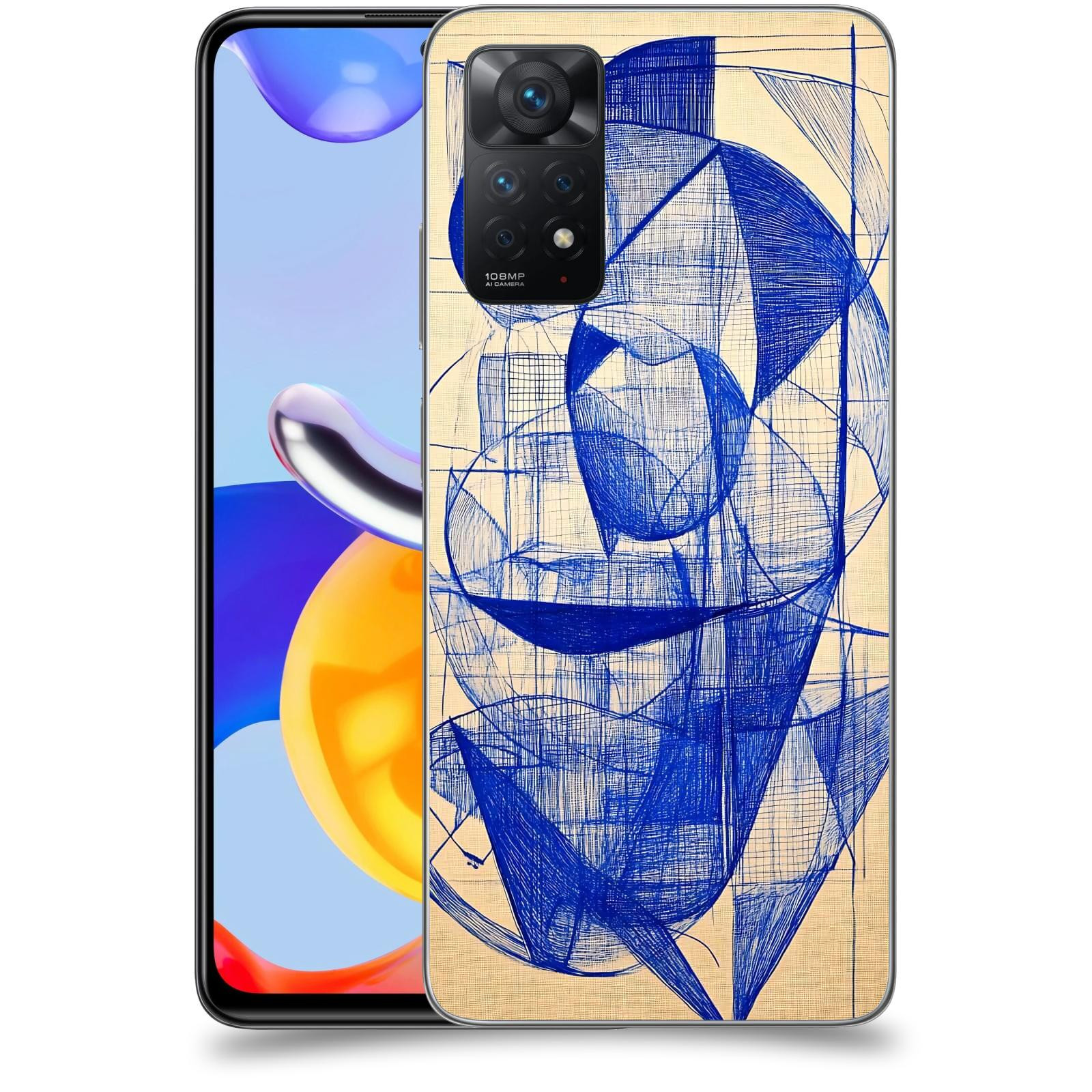 ACOVER Kryt na mobil Xiaomi Redmi Note 11 Pro - Geometrický chaos