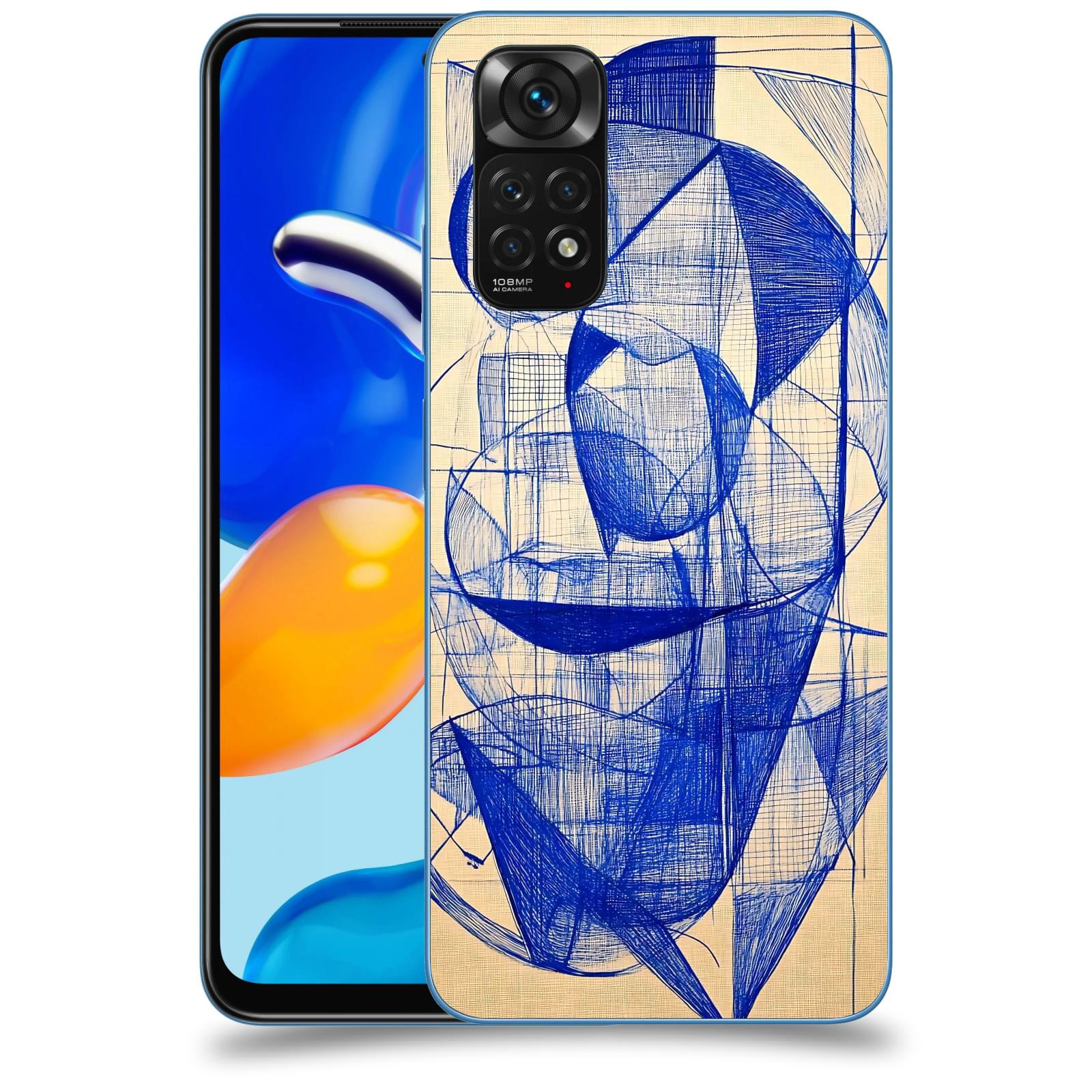 ACOVER Kryt na mobil Xiaomi Redmi Note 11S - Geometrický chaos