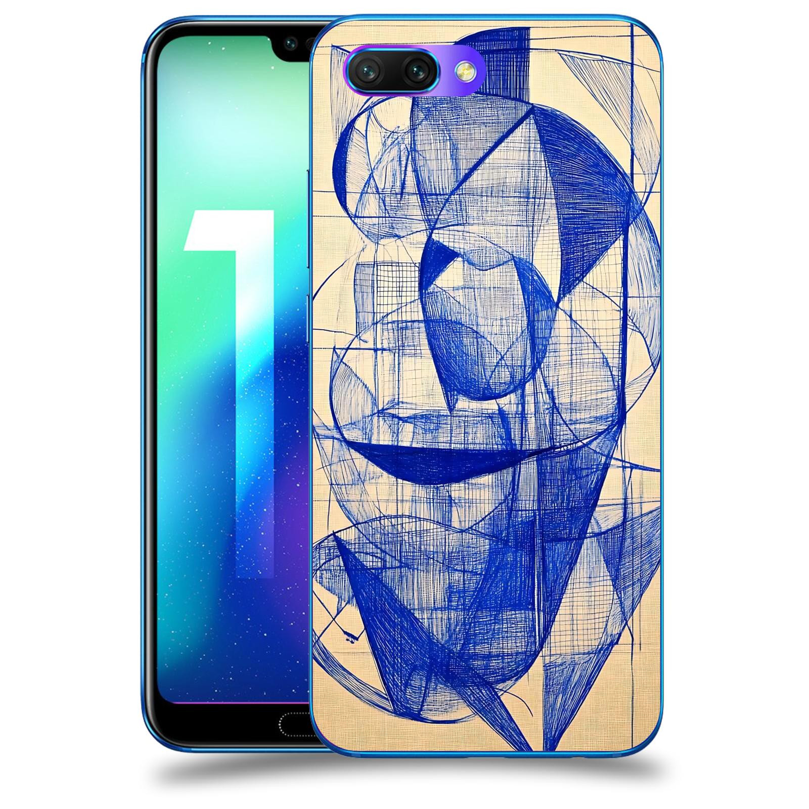 ACOVER Kryt na mobil Honor 10 - Geometrický chaos