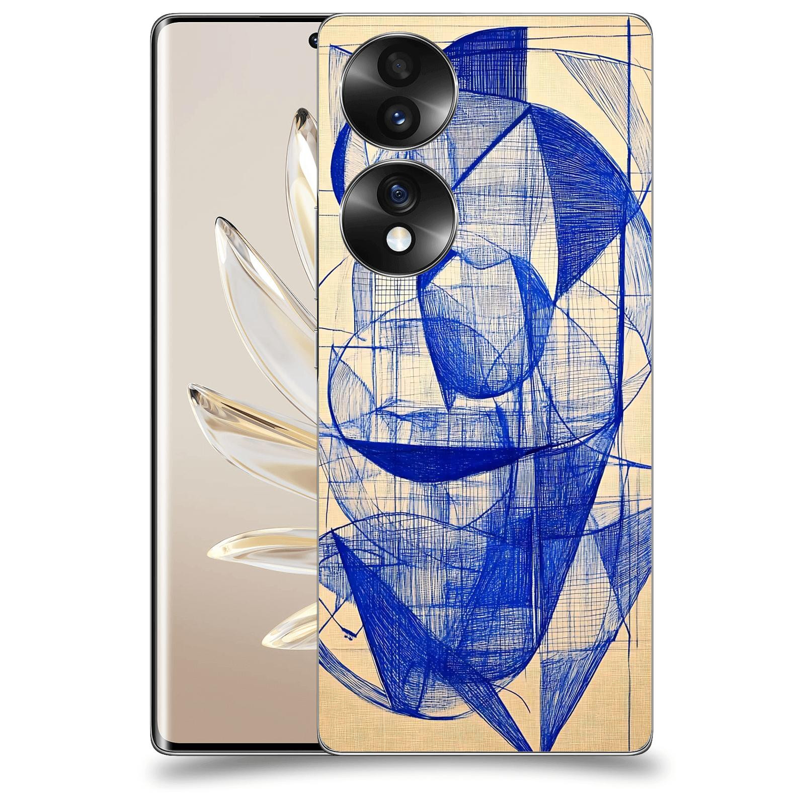 ACOVER Kryt na mobil Honor 70 - Geometrický chaos