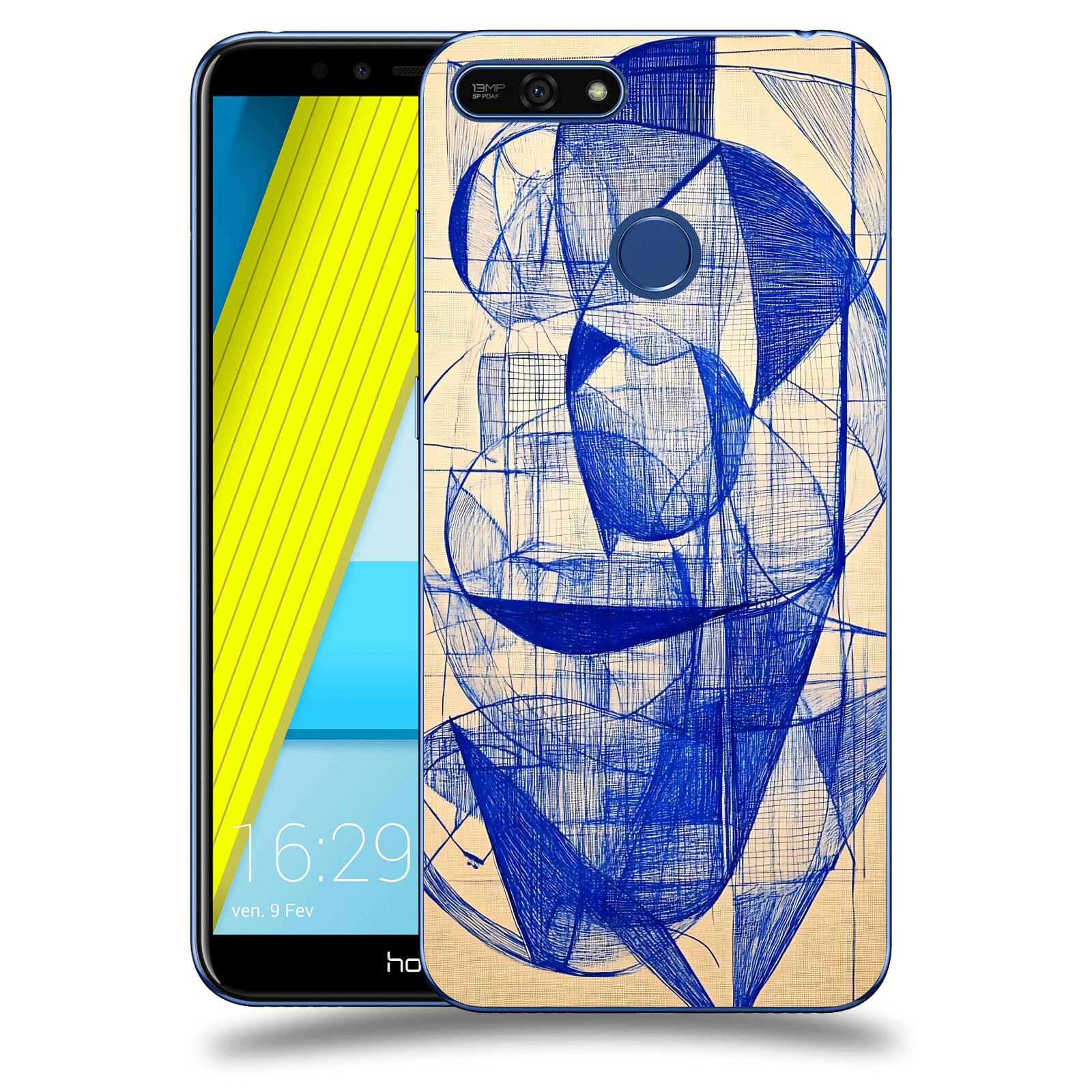 ACOVER Kryt na mobil Honor 7A - Geometrický chaos