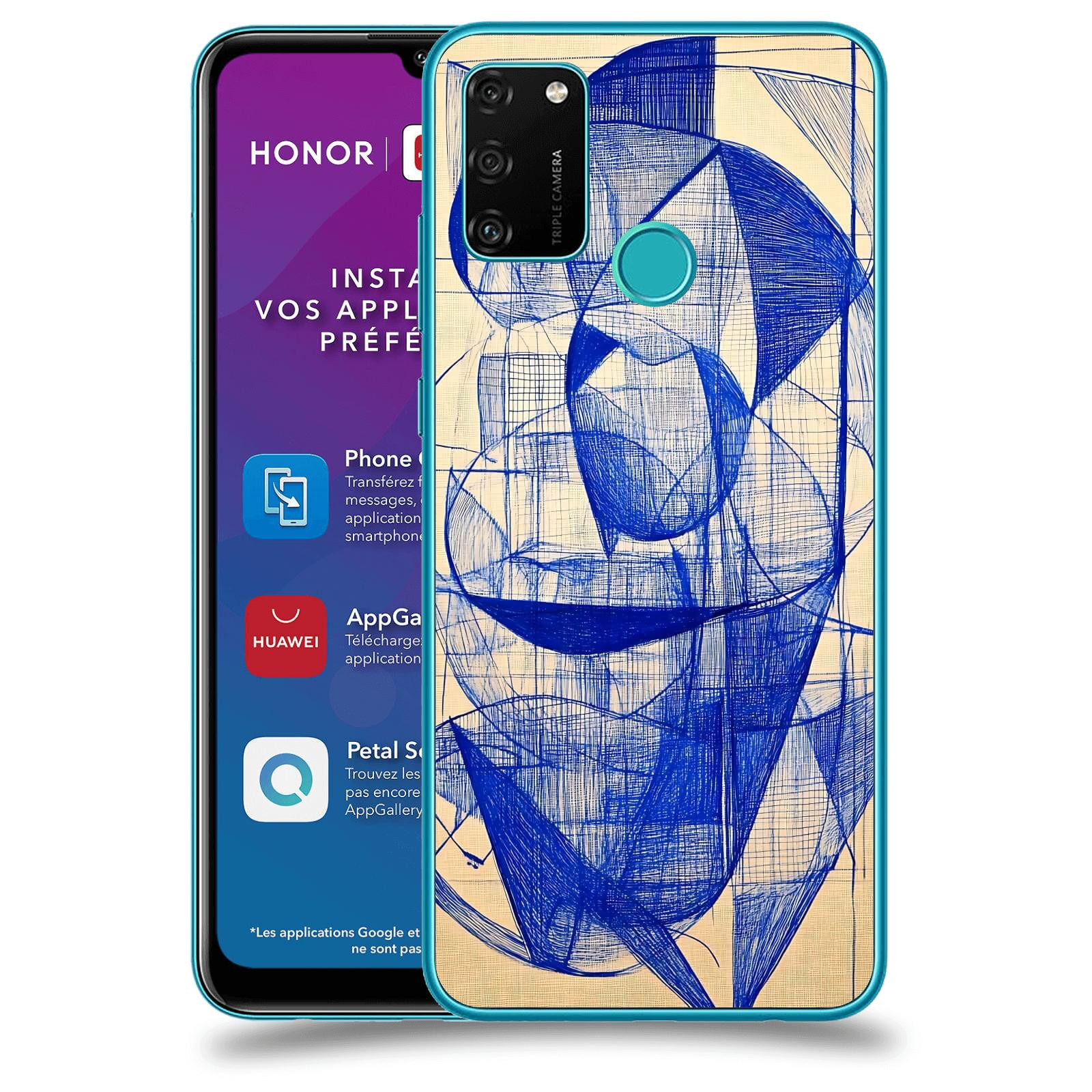 ACOVER Kryt na mobil Honor 9A - Geometrický chaos