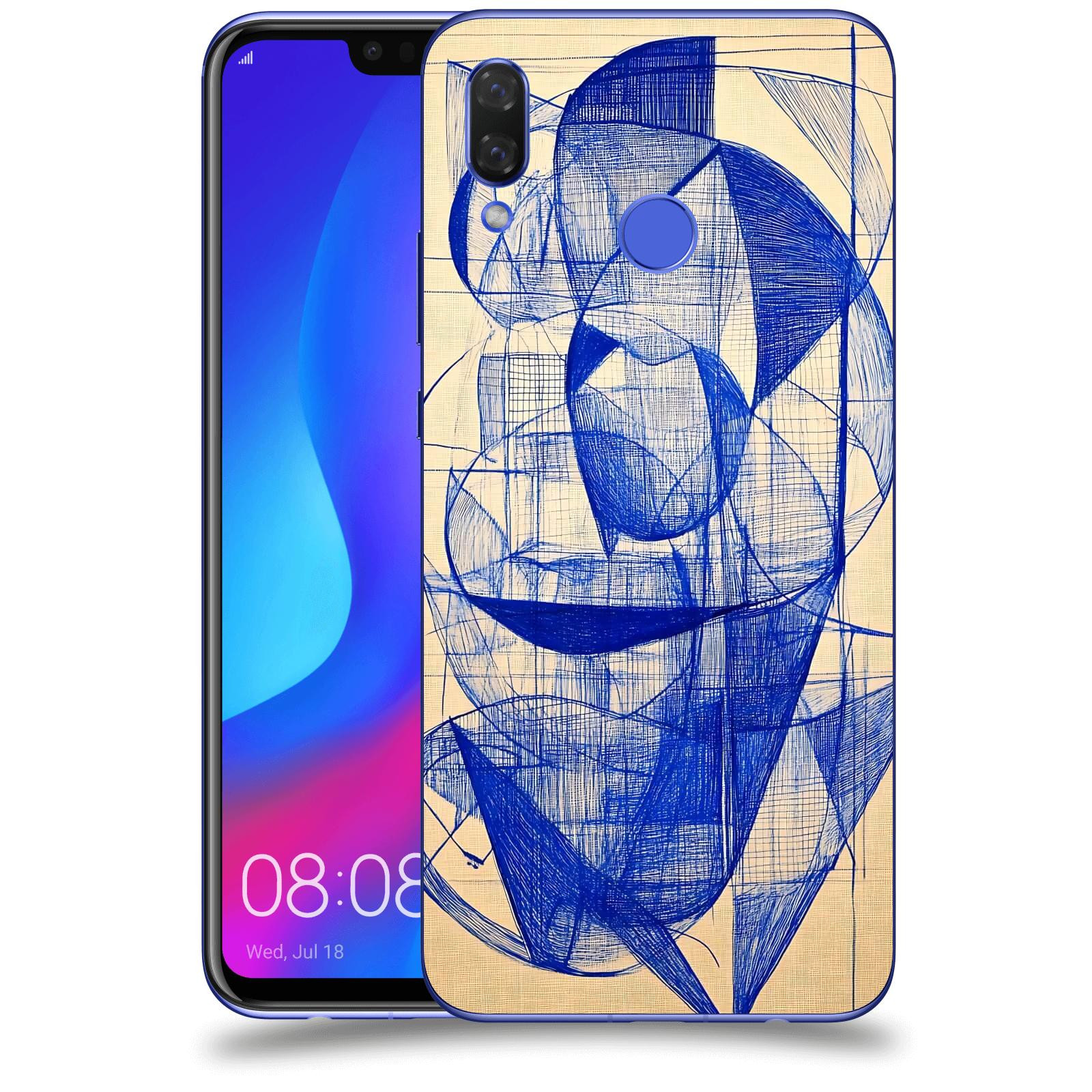 ACOVER Kryt na mobil Huawei Nova 3i - Geometrický chaos