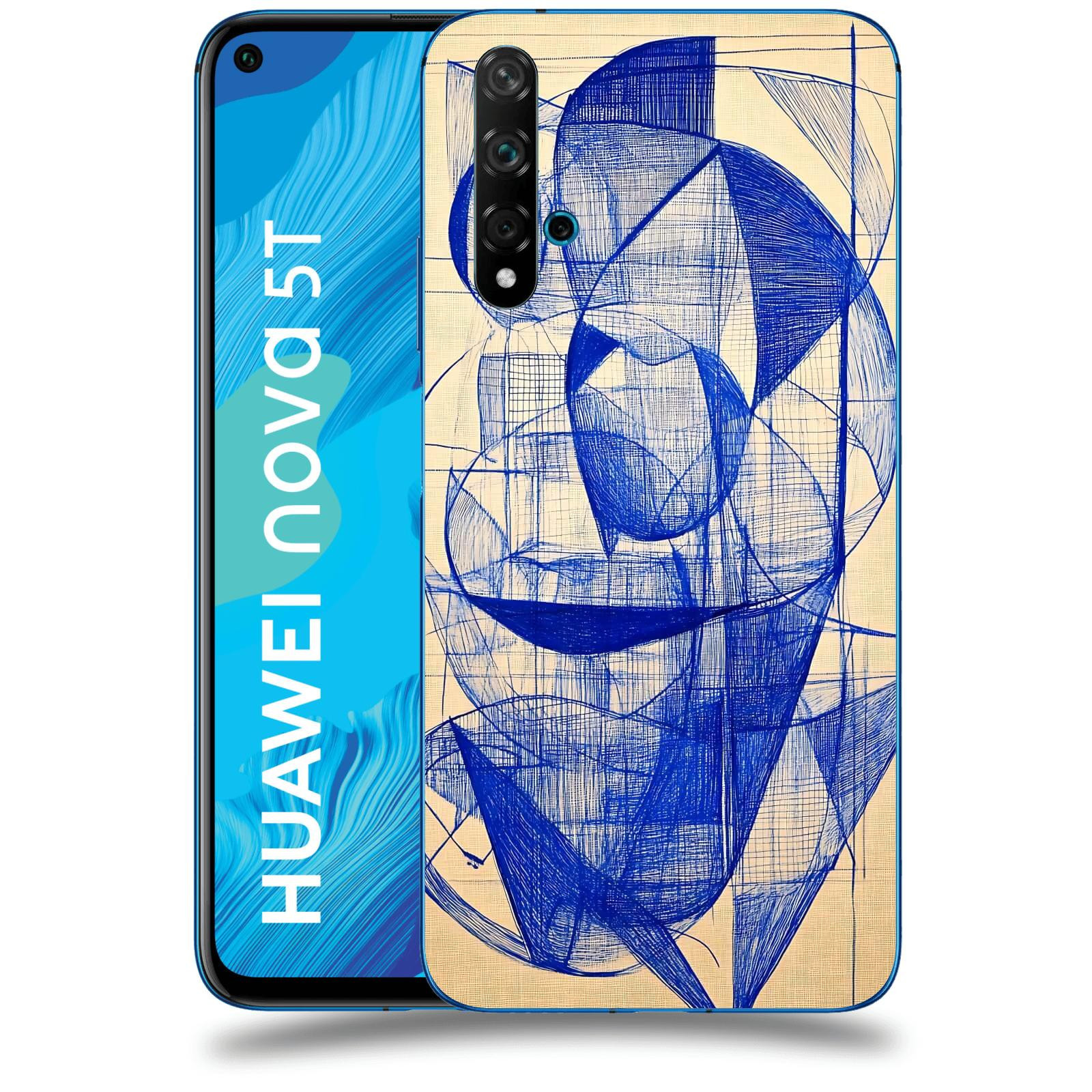 ACOVER Kryt na mobil Huawei Nova 5T - Geometrický chaos