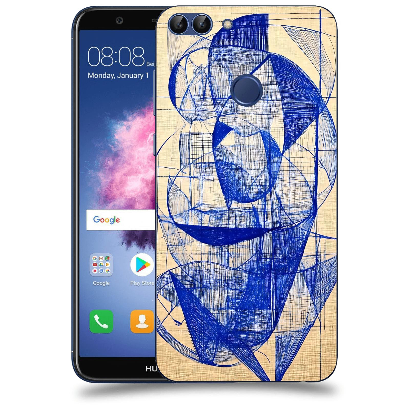 ACOVER Kryt na mobil Huawei P Smart - Geometrický chaos