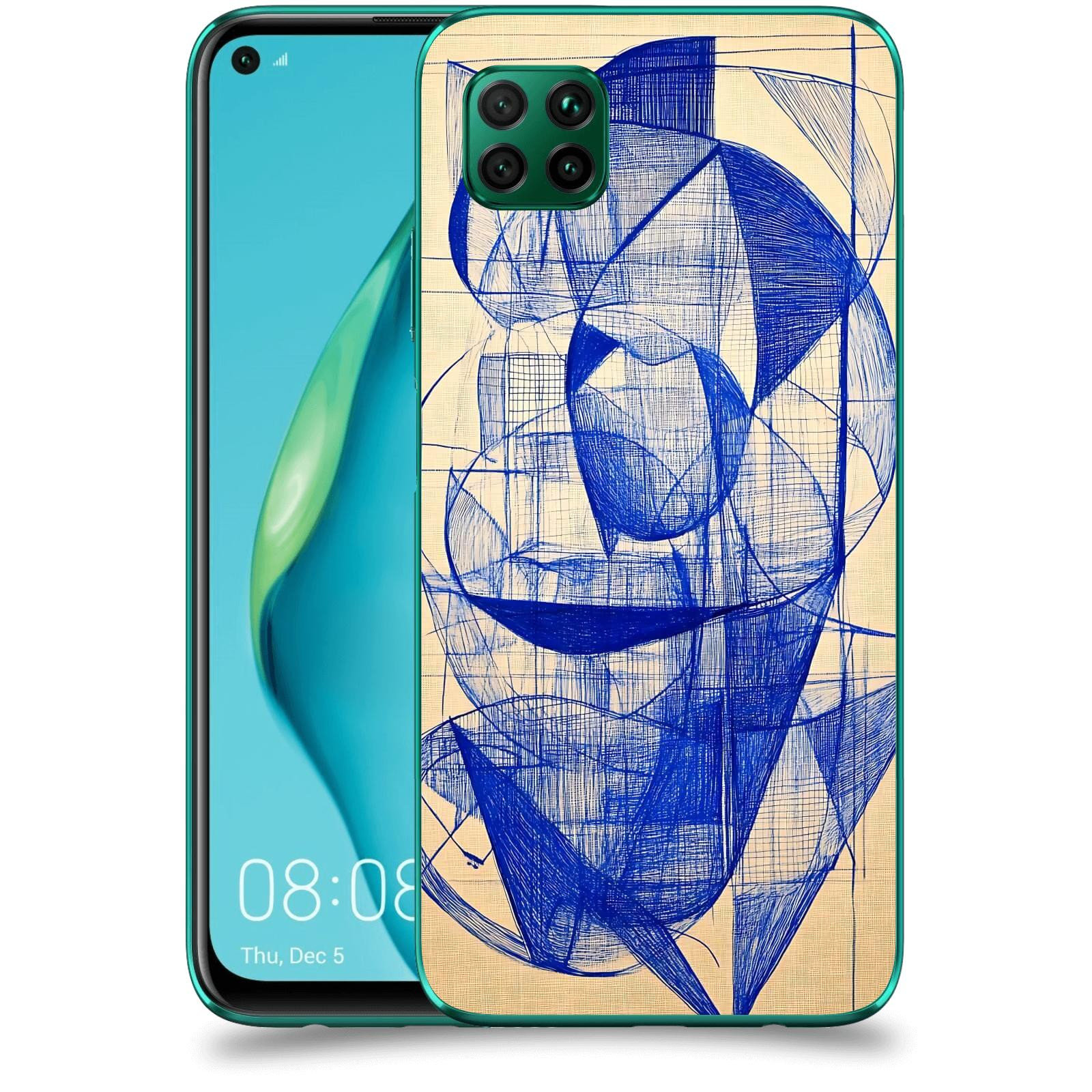 ACOVER Kryt na mobil Huawei P40 Lite - Geometrický chaos