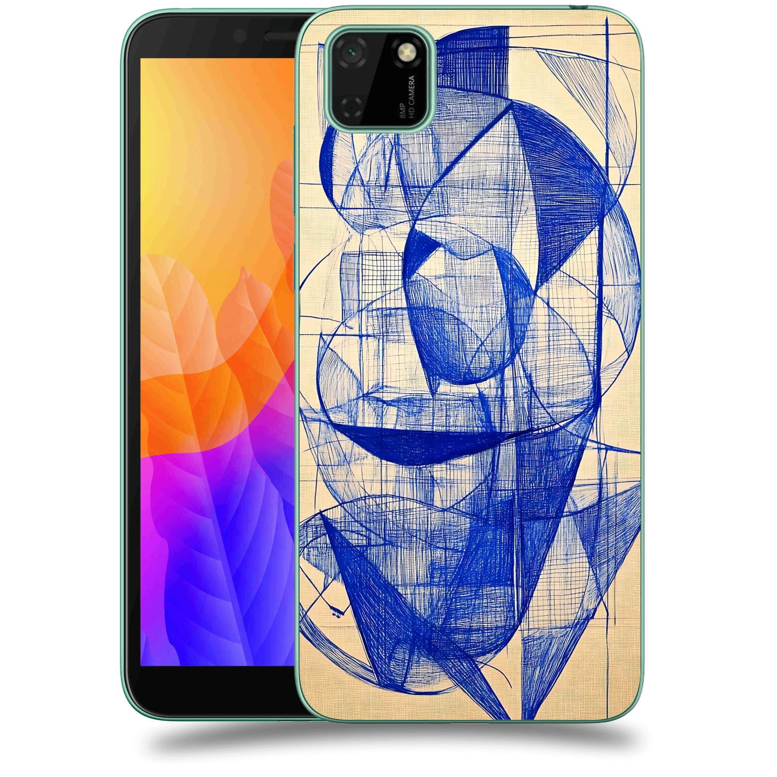 ACOVER Kryt na mobil Huawei Y5P - Geometrický chaos