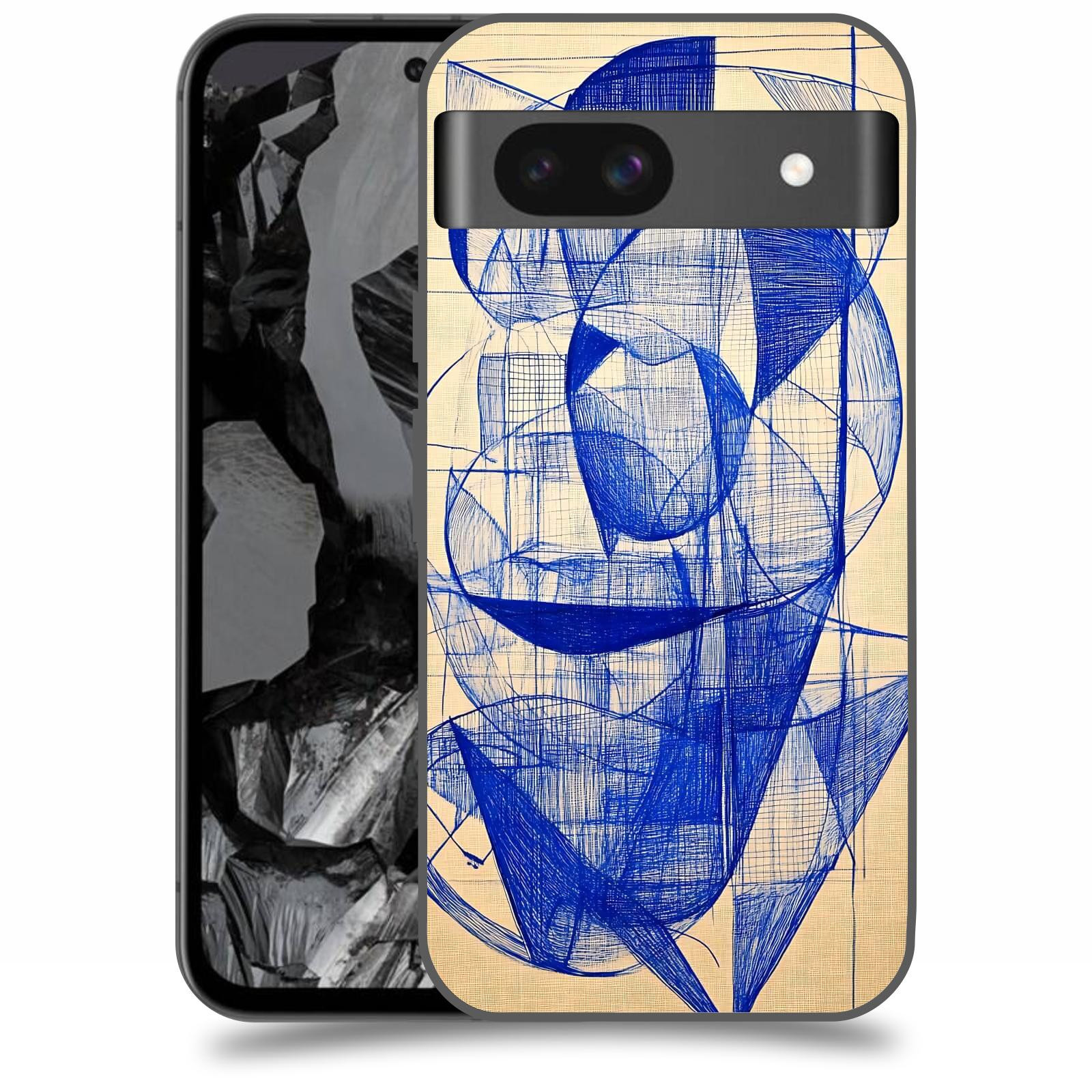 ACOVER Kryt na mobil Google Pixel 8A - Geometrický chaos