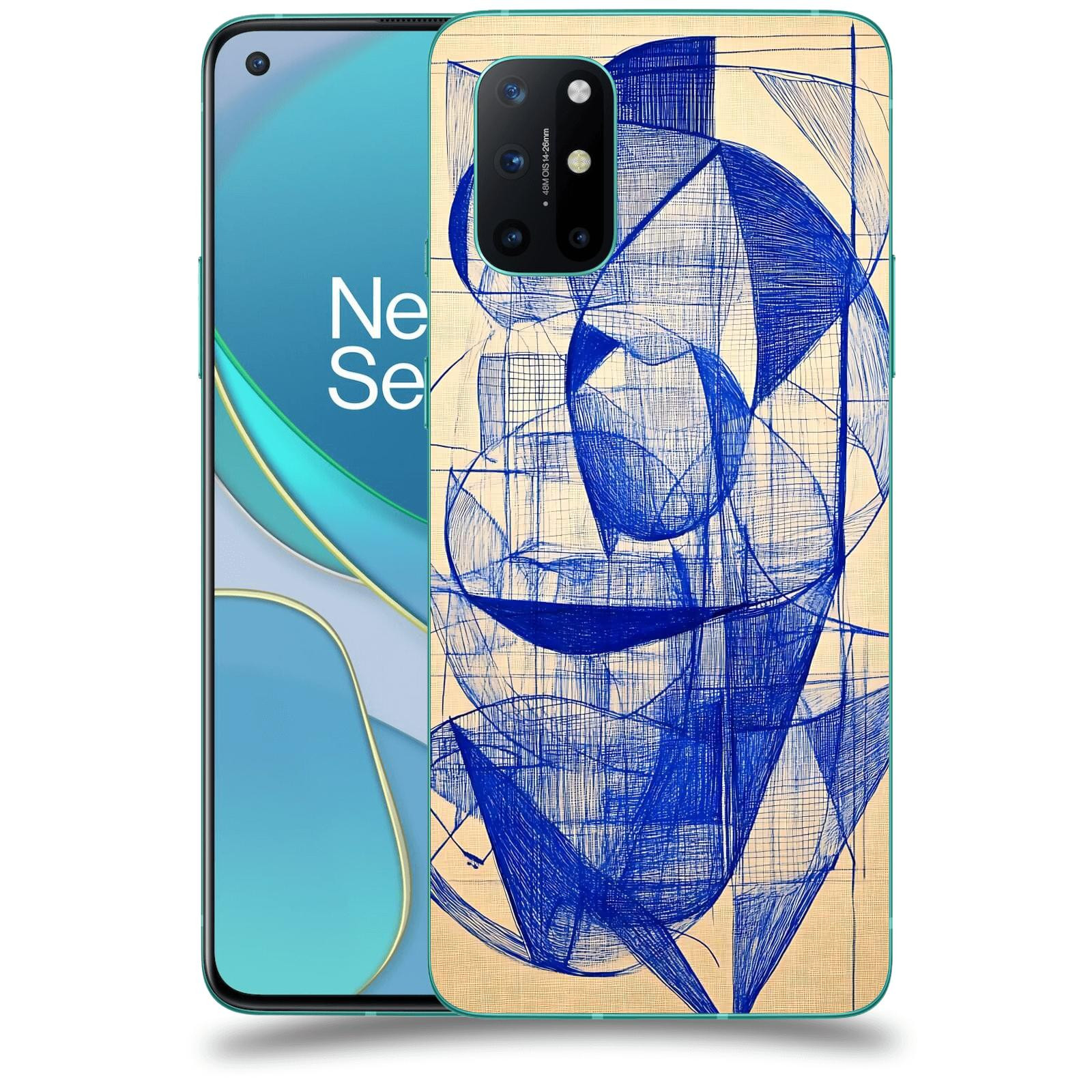ACOVER Kryt na mobil OnePlus 8T - Geometrický chaos