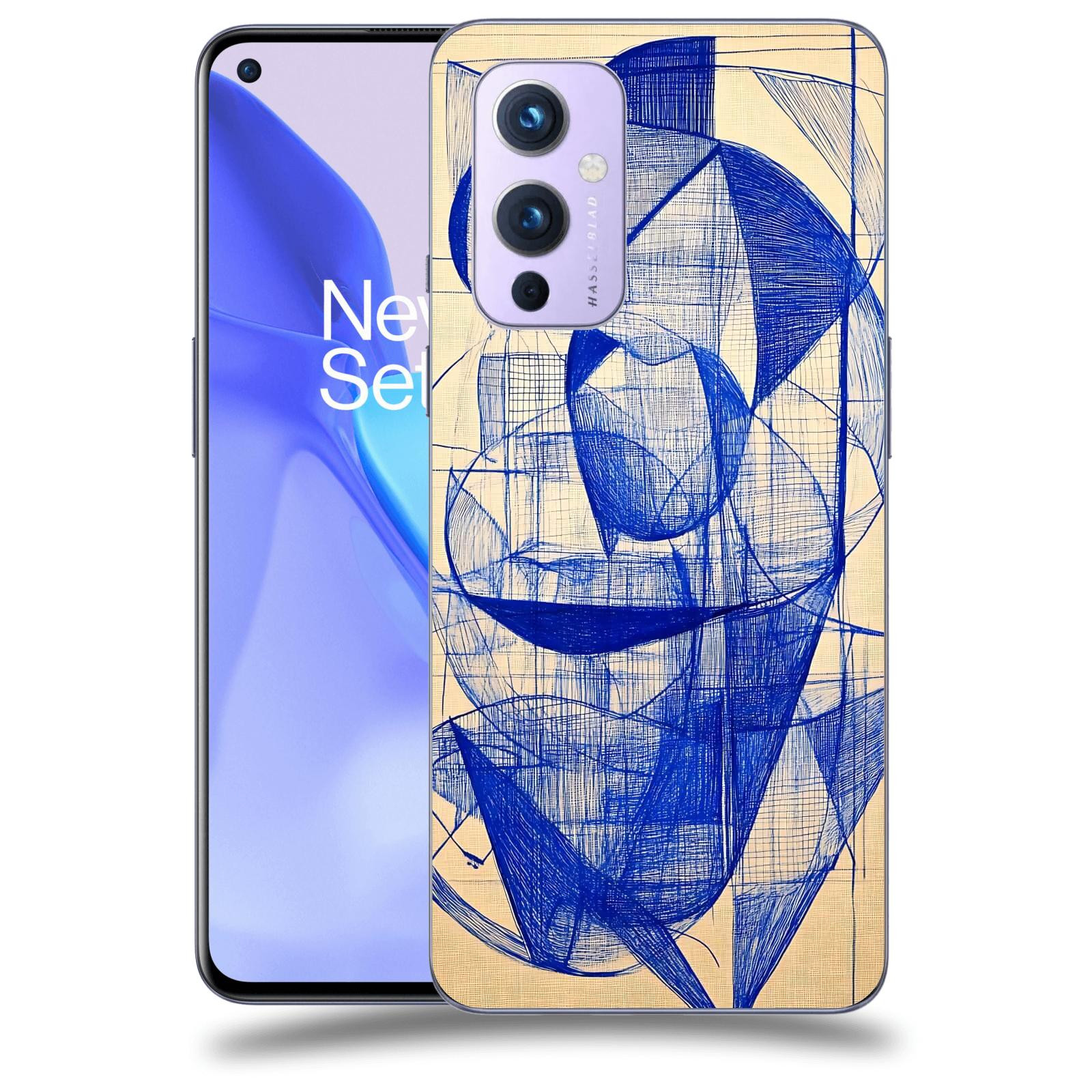 ACOVER Kryt na mobil OnePlus 9 - Geometrický chaos