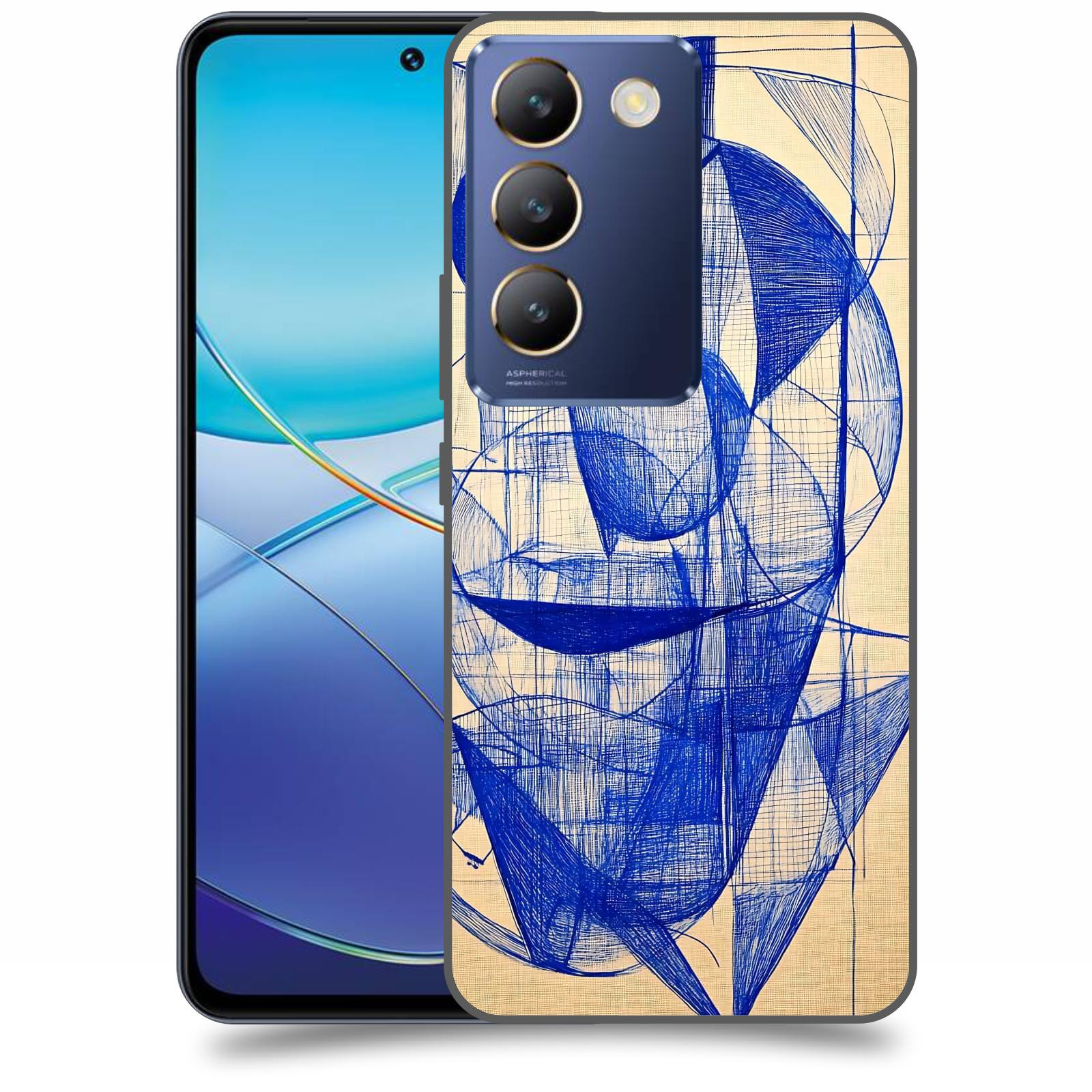 ACOVER Kryt na mobil Vivo V40SE - Geometrický chaos