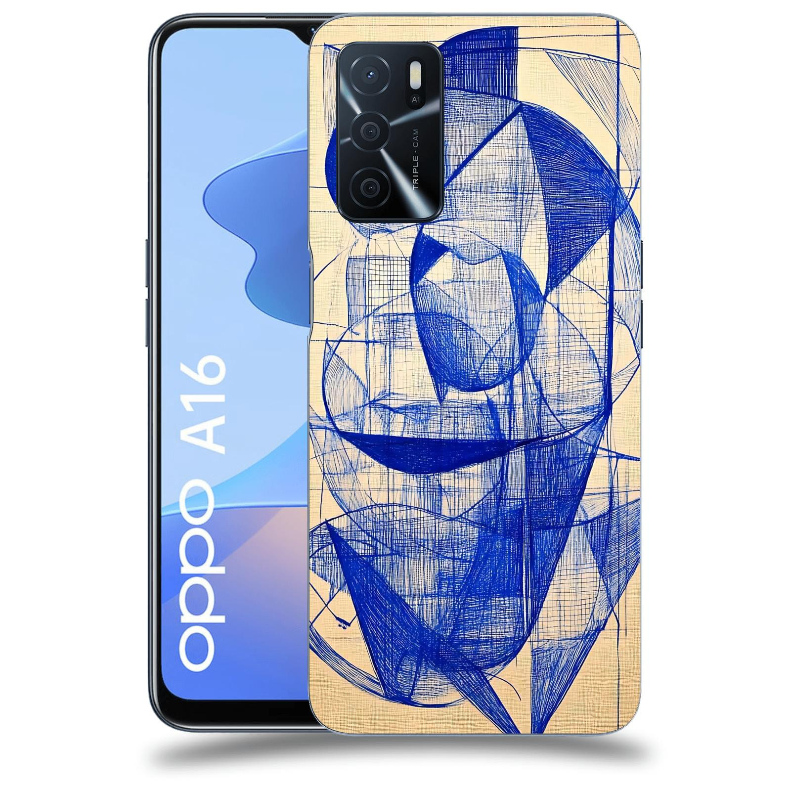ACOVER Kryt na mobil OPPO A16 - Geometrický chaos
