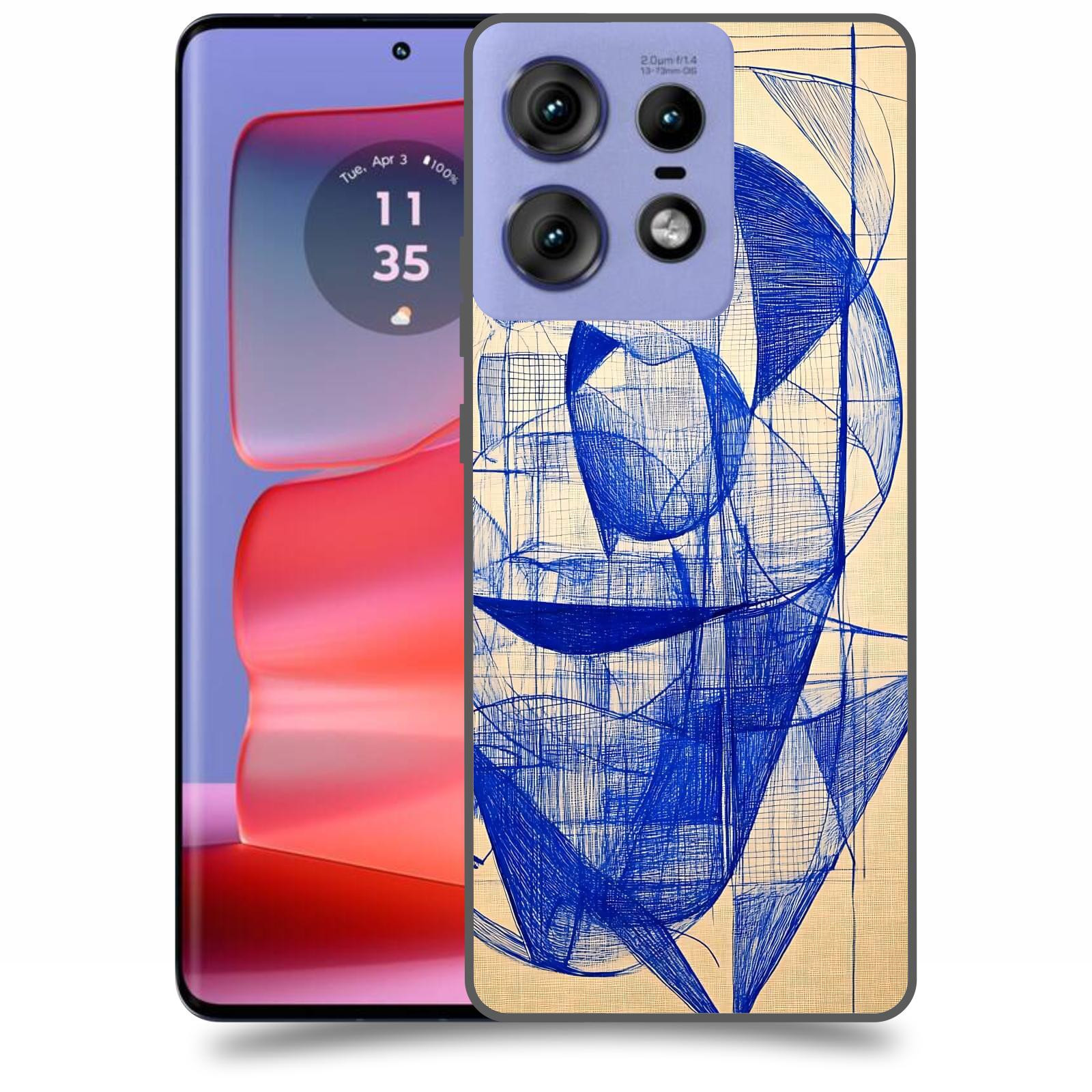 ACOVER Kryt na mobil Motorola Edge 50 Pro - Geometrický chaos