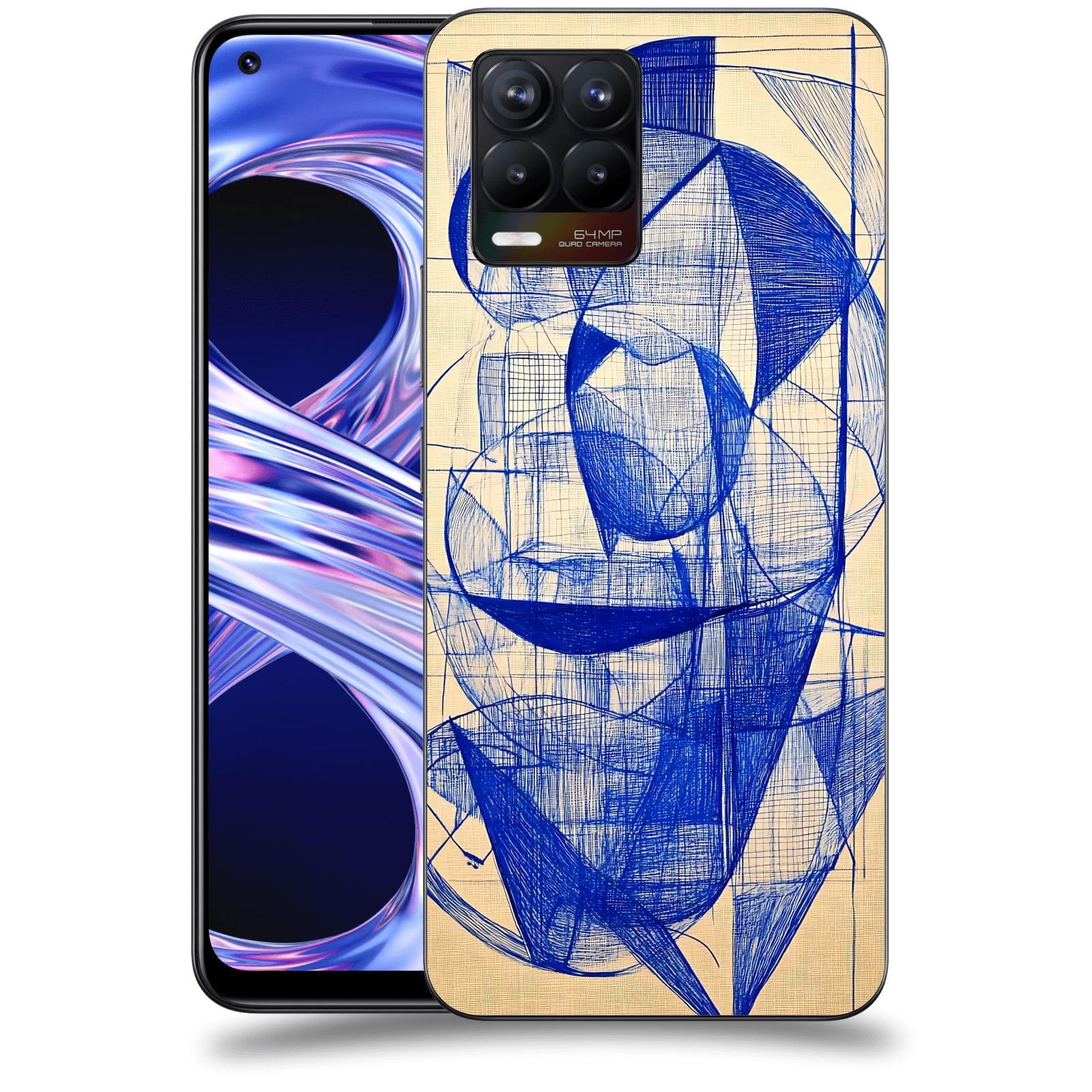 ACOVER Kryt na mobil Realme 8 - Geometrický chaos