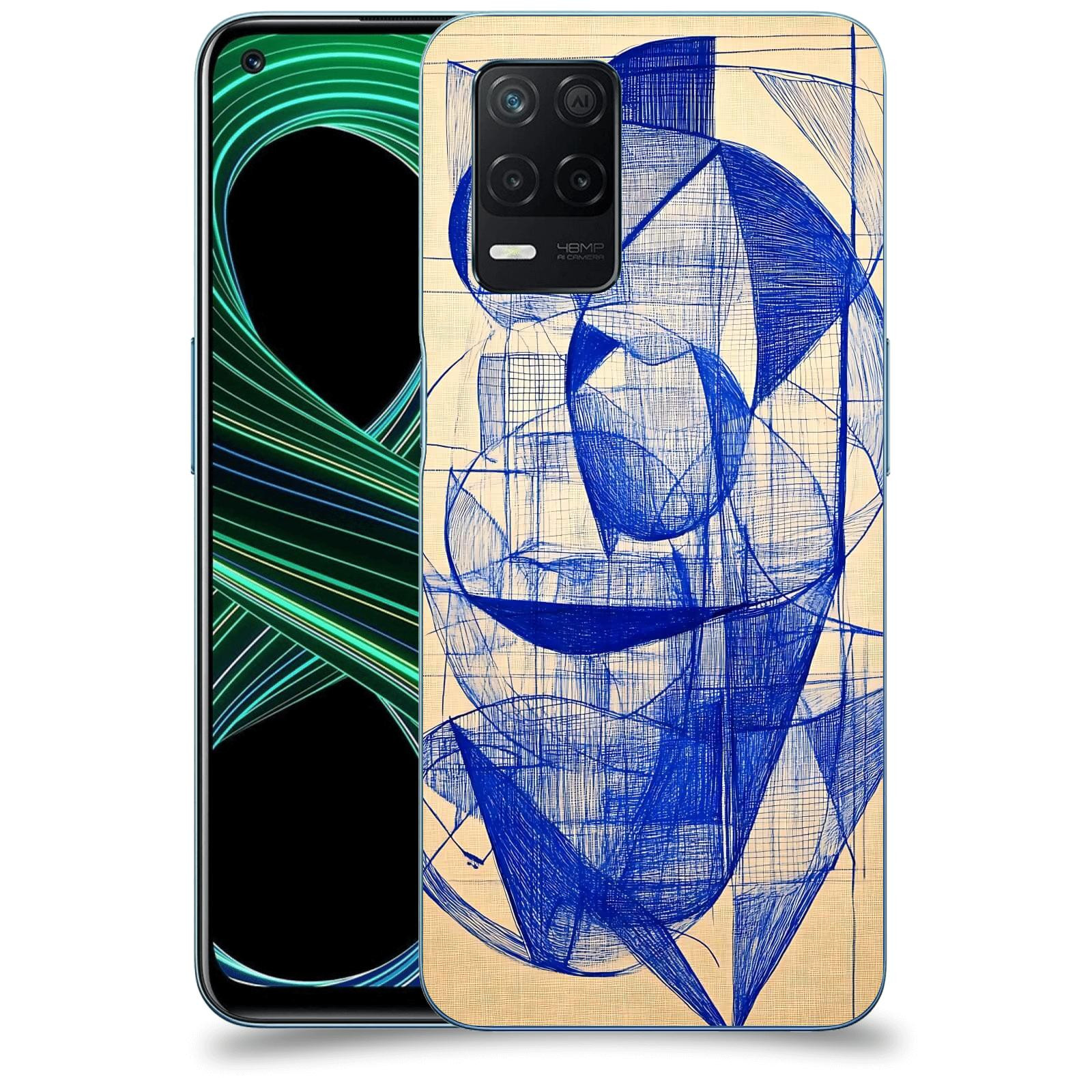 ACOVER Kryt na mobil Realme 8 5G - Geometrický chaos