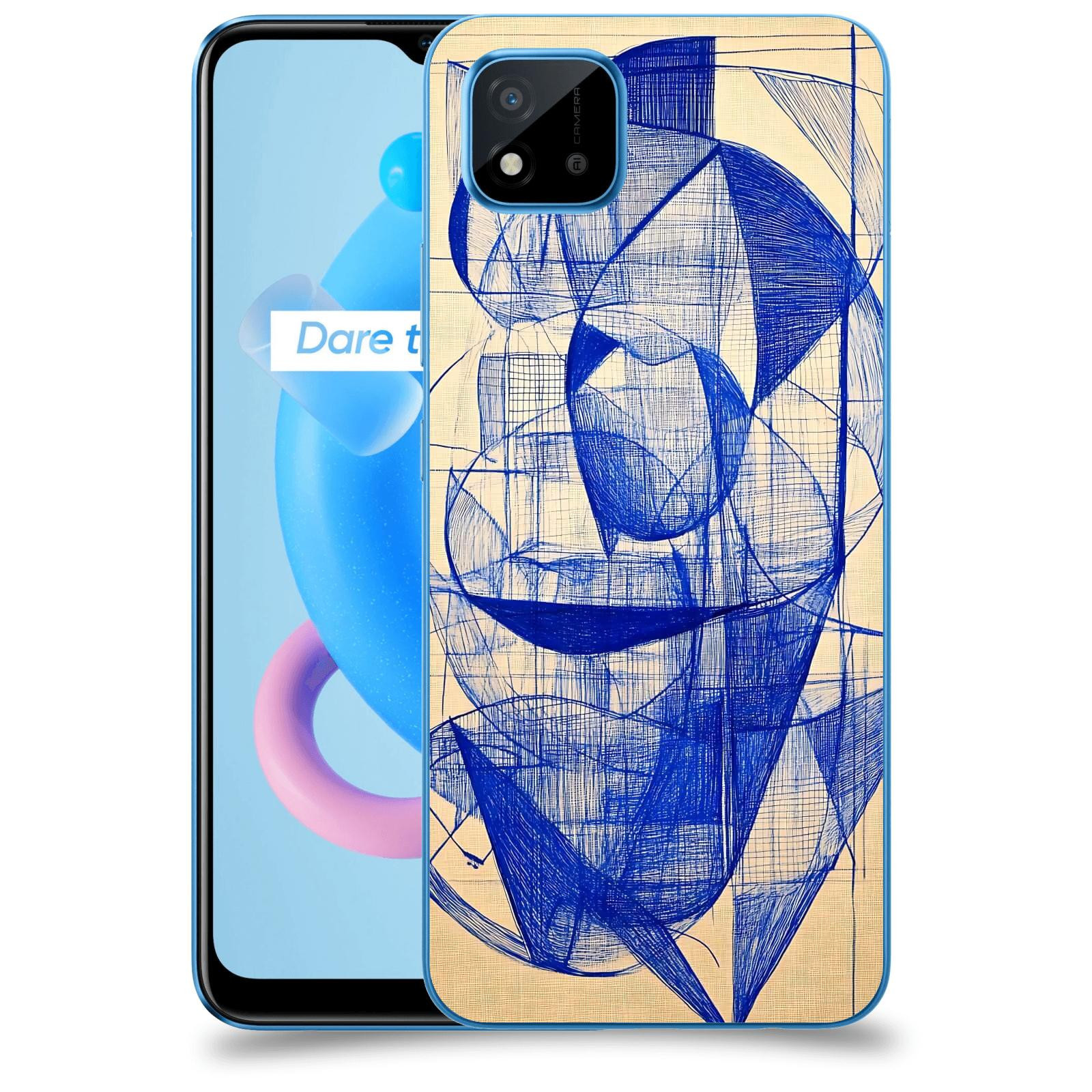 ACOVER Kryt na mobil Realme C11 (2021) - Geometrický chaos