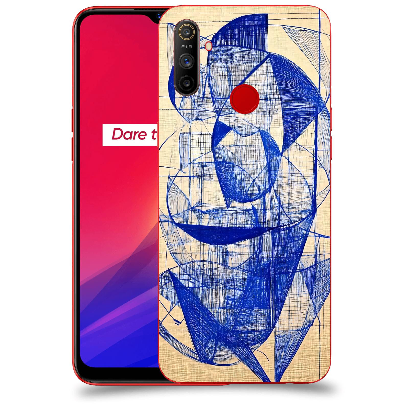 ACOVER Kryt na mobil Realme C3 - Geometrický chaos