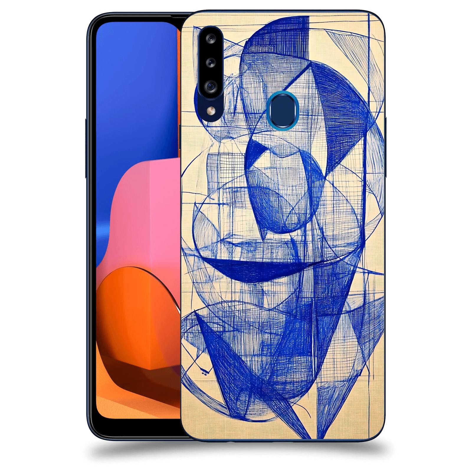 ACOVER Kryt na mobil Samsung Galaxy A20s - Geometrický chaos