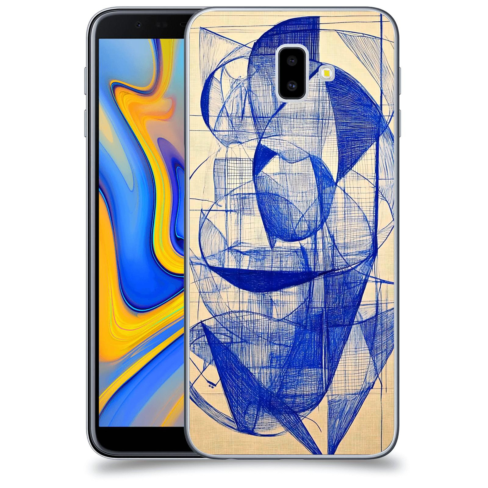 ACOVER Kryt na mobil Samsung Galaxy J6+ J610F - Geometrický chaos