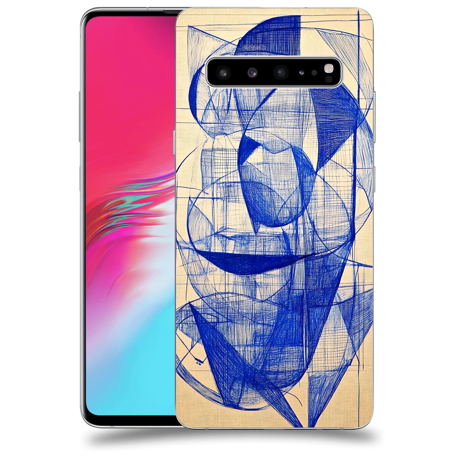 ACOVER Kryt na mobil Samsung Galaxy S10 G973 - Geometrický chaos