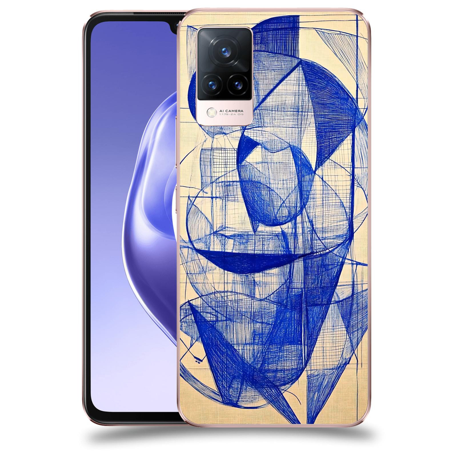 ACOVER Kryt na mobil Vivo V21 5G - Geometrický chaos