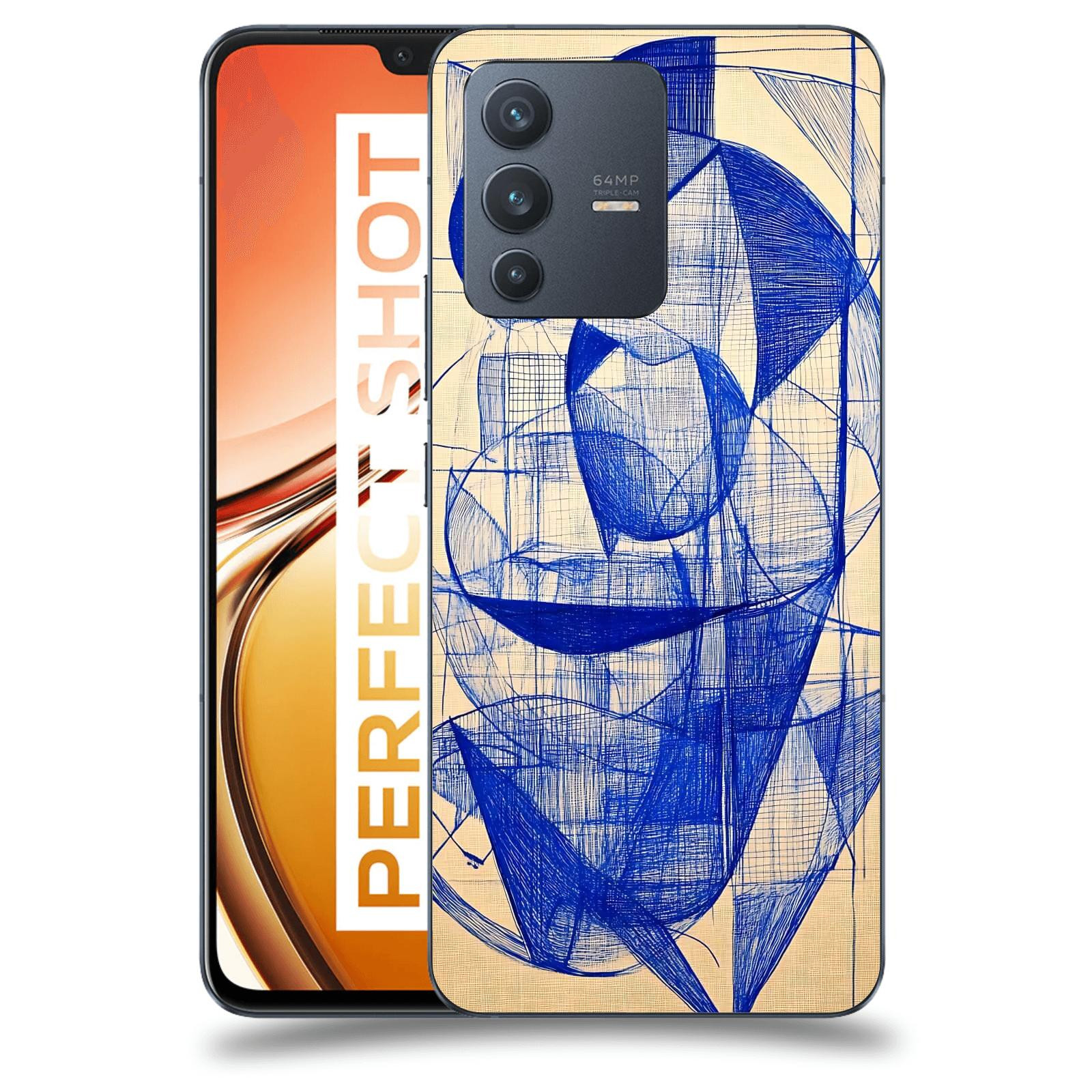 ACOVER Kryt na mobil Vivo V23 5G - Geometrický chaos
