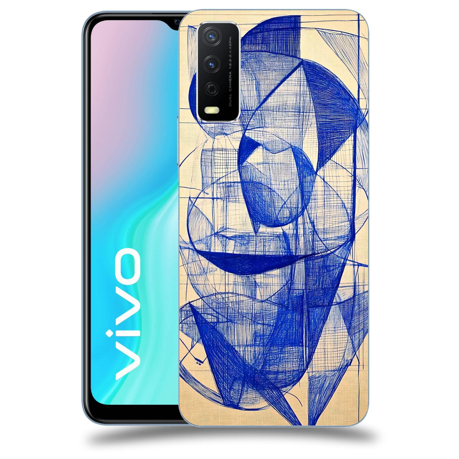 ACOVER Kryt na mobil Vivo Y11s - Geometrický chaos