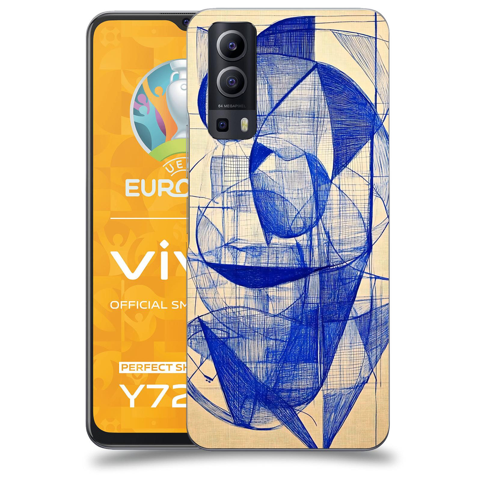 ACOVER Kryt na mobil Vivo Y72 5G - Geometrický chaos
