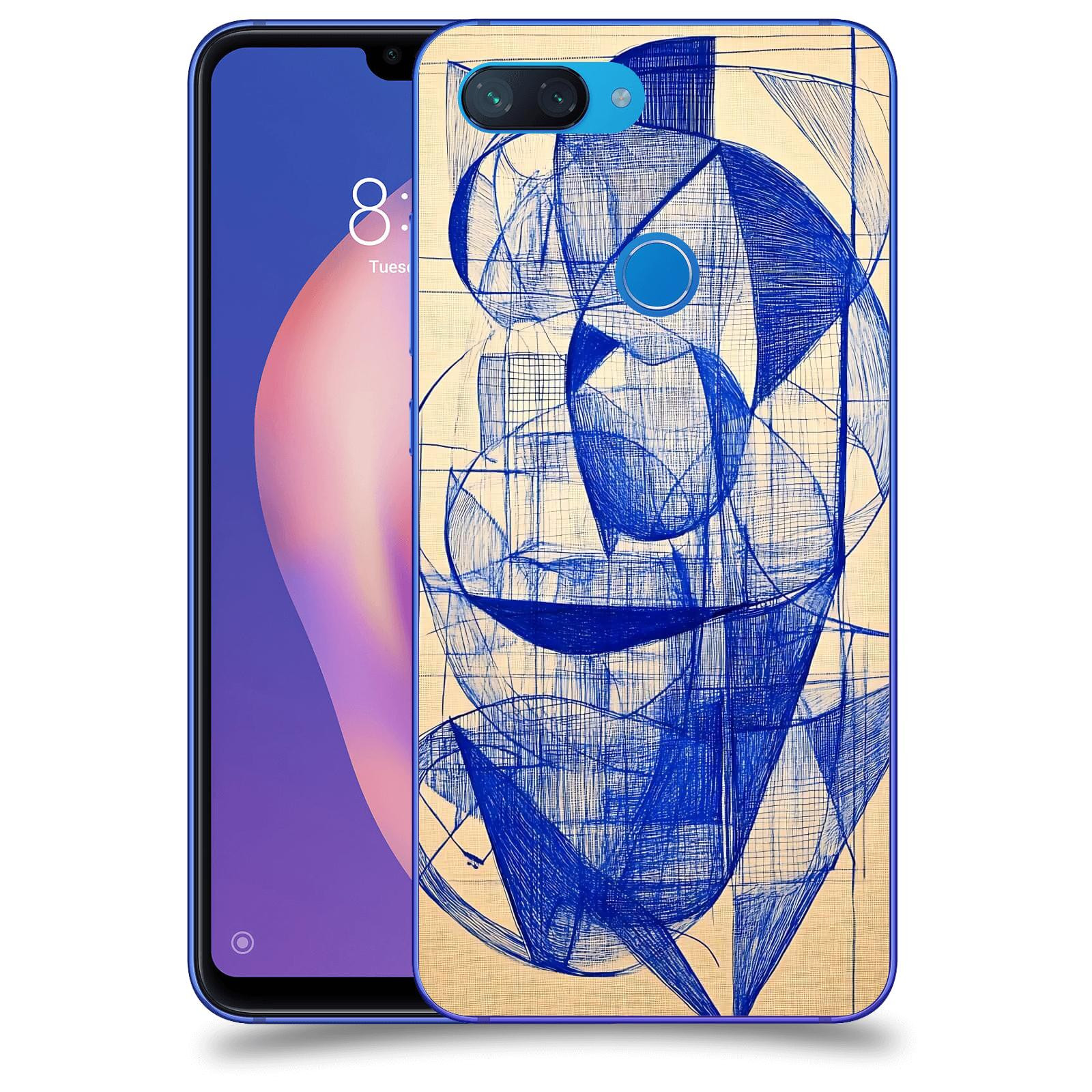 ACOVER Kryt na mobil Xiaomi Mi 8 Lite - Geometrický chaos