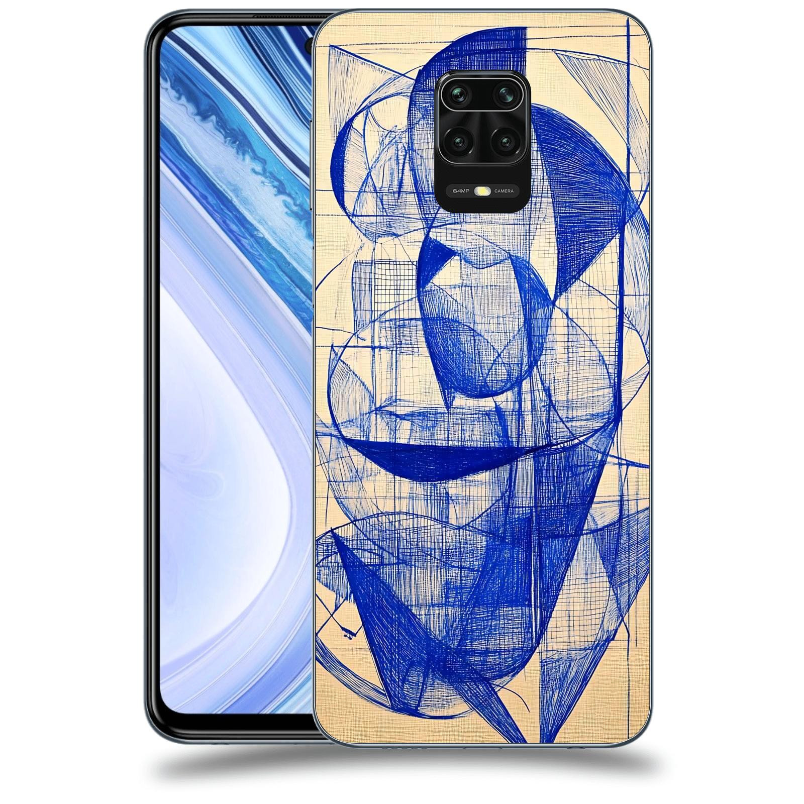 ACOVER Kryt na mobil Xiaomi Redmi Note 9 Pro - Geometrický chaos