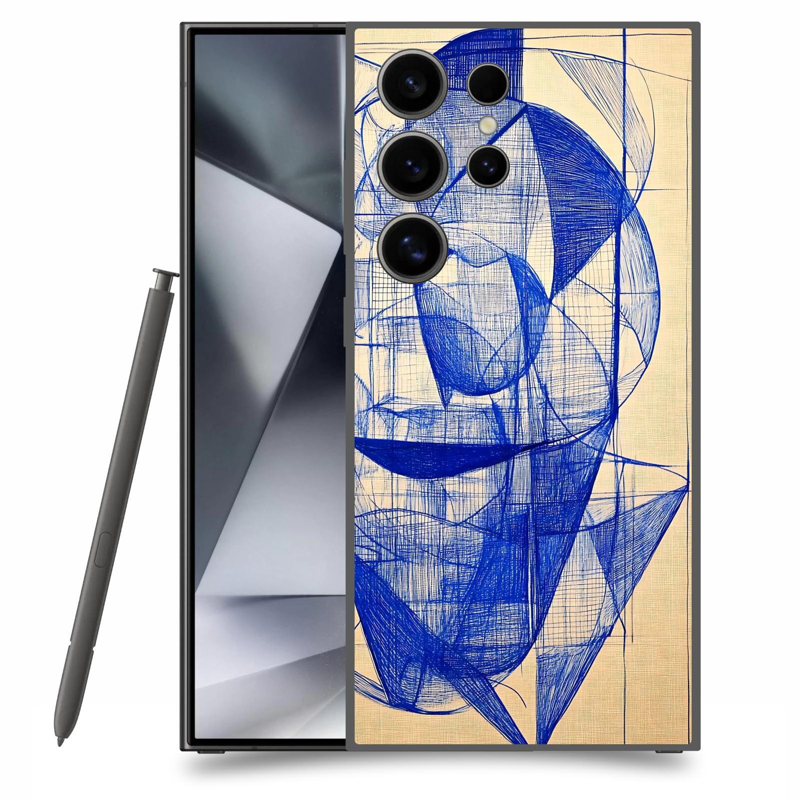 ACOVER Kryt na mobil Samsung Galaxy S24 Ultra - Geometrický chaos