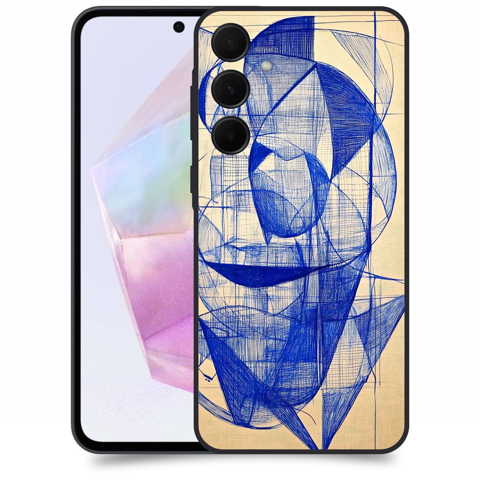 ACOVER Kryt na mobil Samsung Galaxy A35 5G - Geometrický chaos