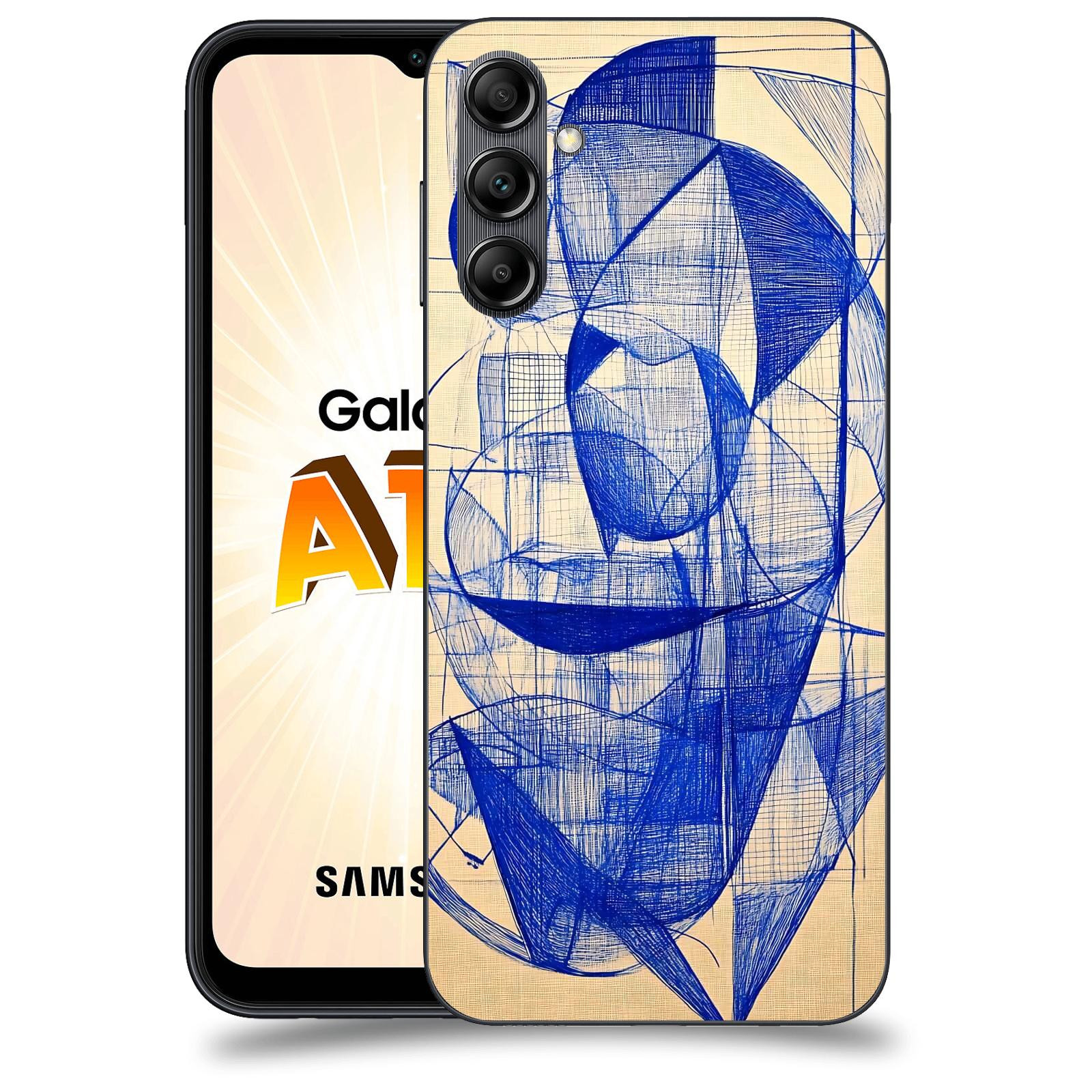 ACOVER Kryt na mobil Samsung Galaxy A14 LTE - Geometrický chaos