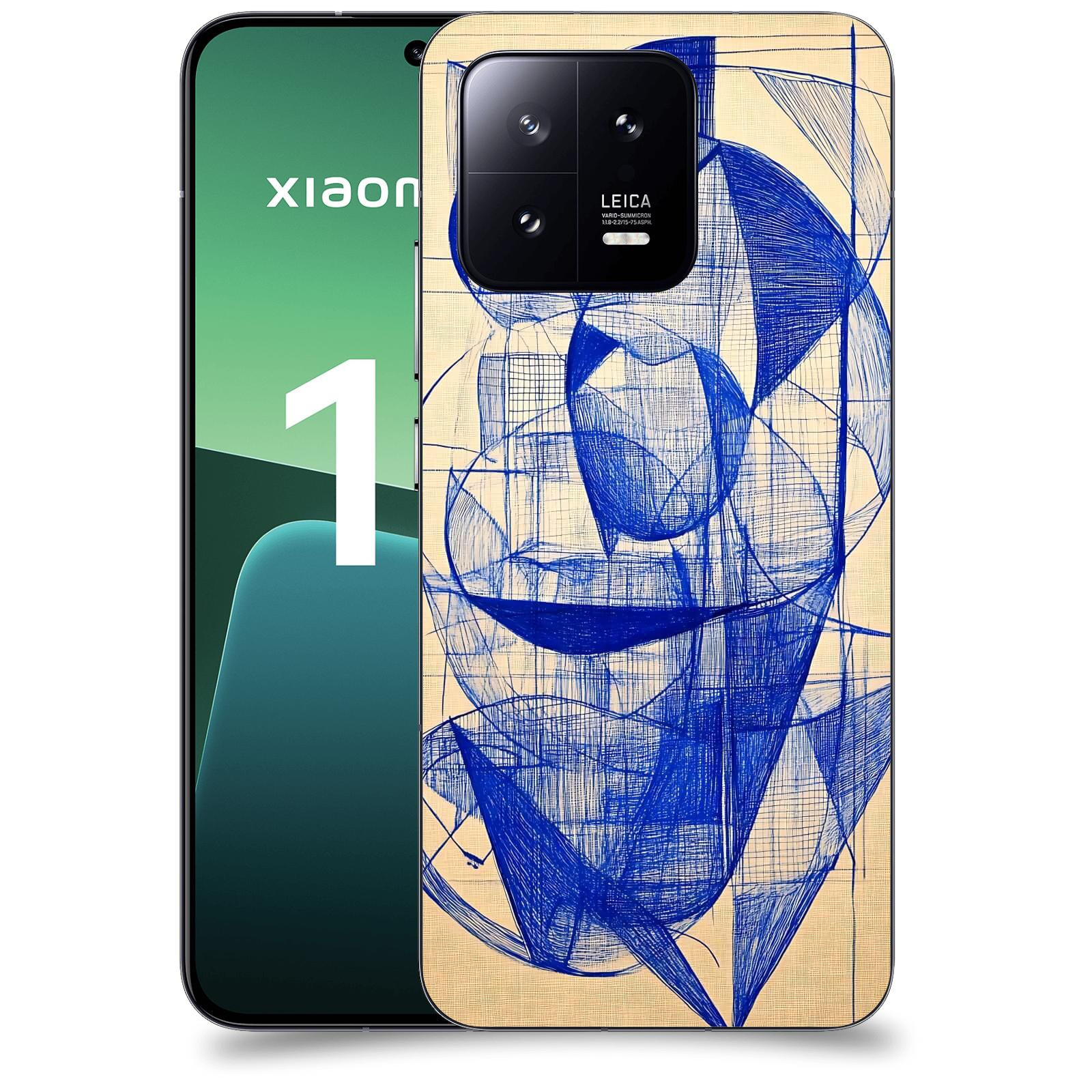 ACOVER Kryt na mobil Xiaomi 13 - Geometrický chaos
