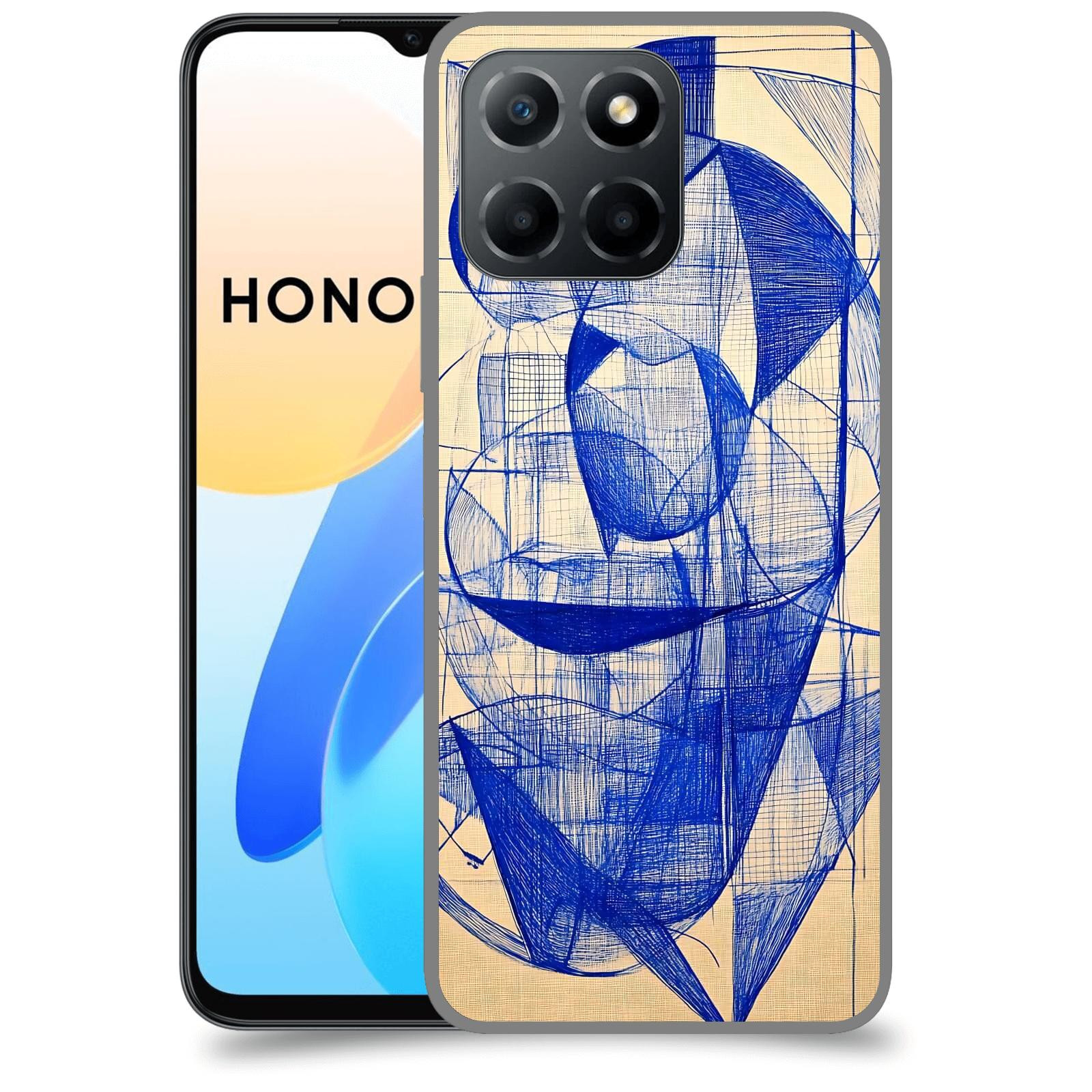 ACOVER Kryt na mobil Honor X8 4G - Geometrický chaos