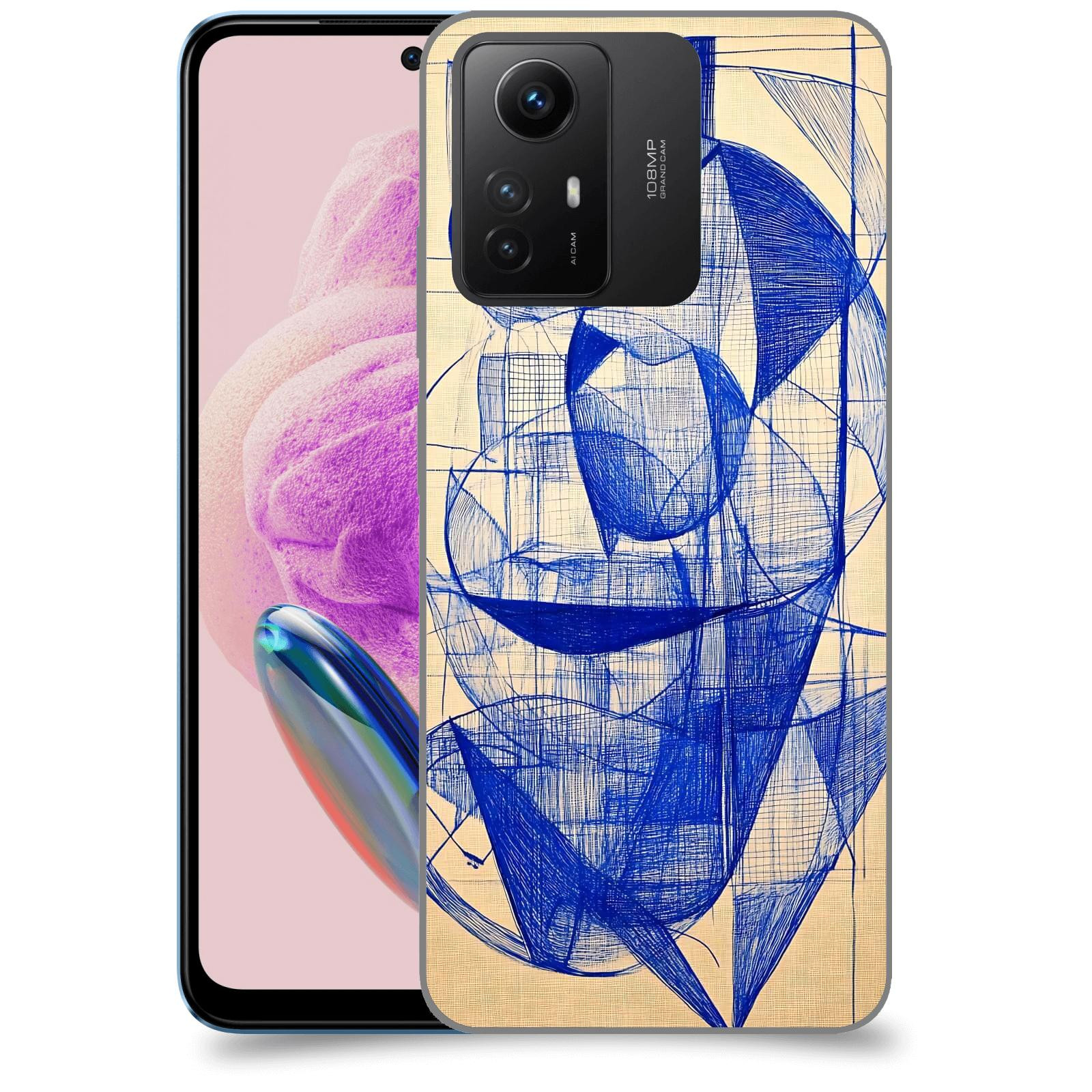 ACOVER Kryt na mobil Xiaomi Redmi Note 12S - Geometrický chaos