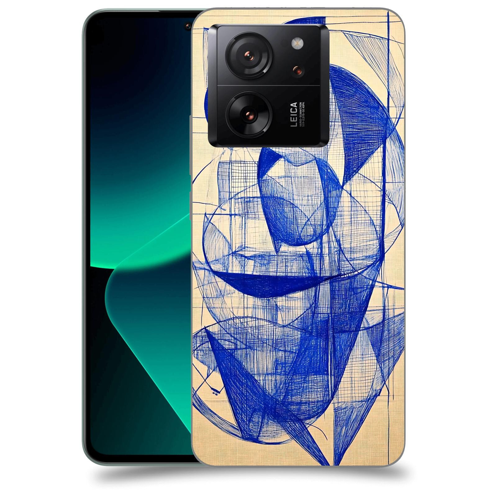 ACOVER Kryt na mobil Xiaomi 13T pro - Geometrický chaos