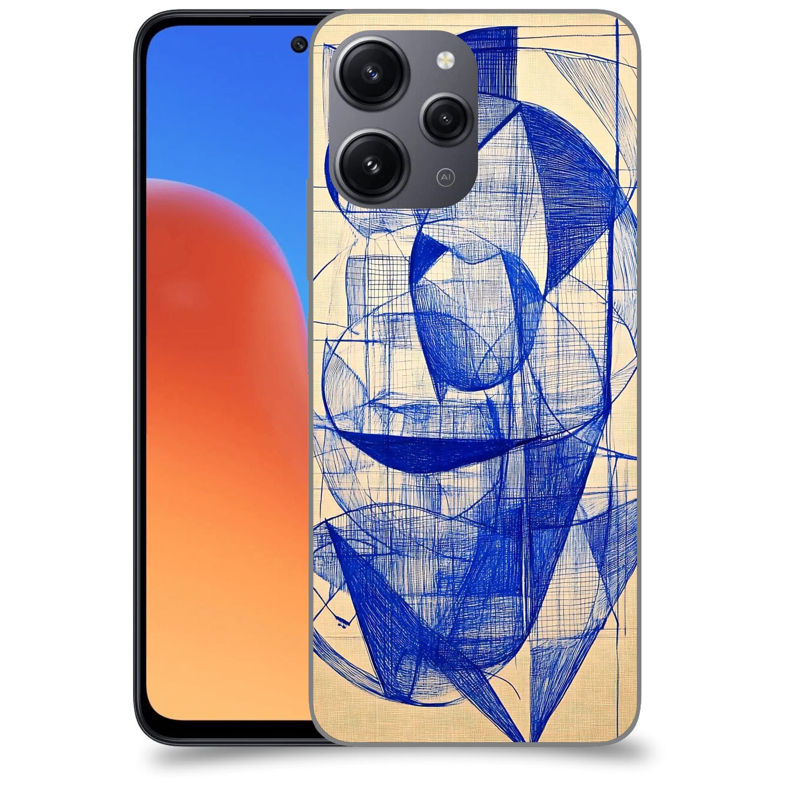 ACOVER Kryt na mobil Xiaomi Redmi 12 - Geometrický chaos