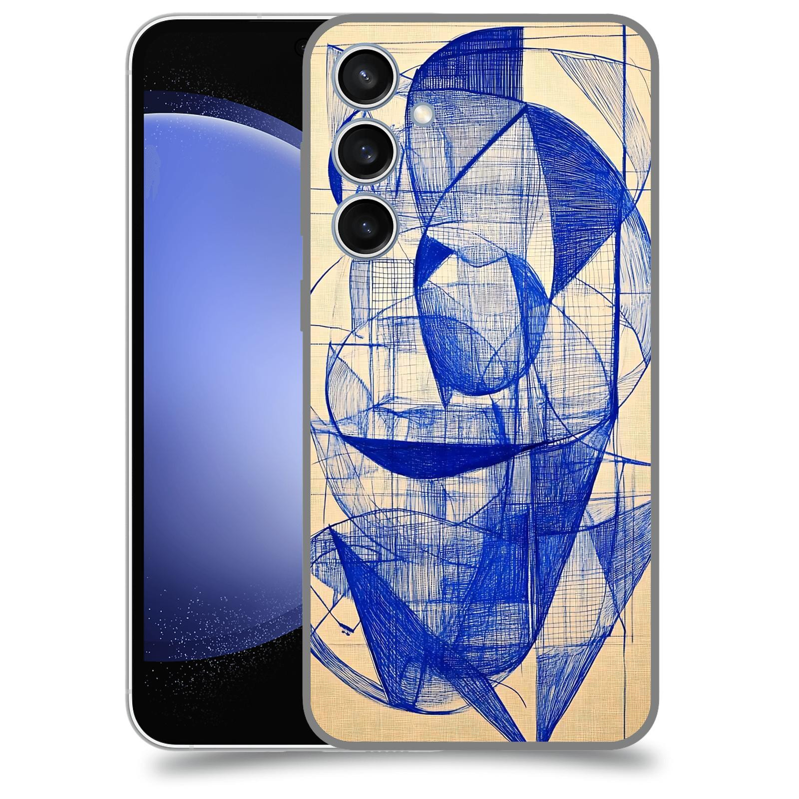 ACOVER Kryt na mobil Samsung Galaxy S23 FE - Geometrický chaos