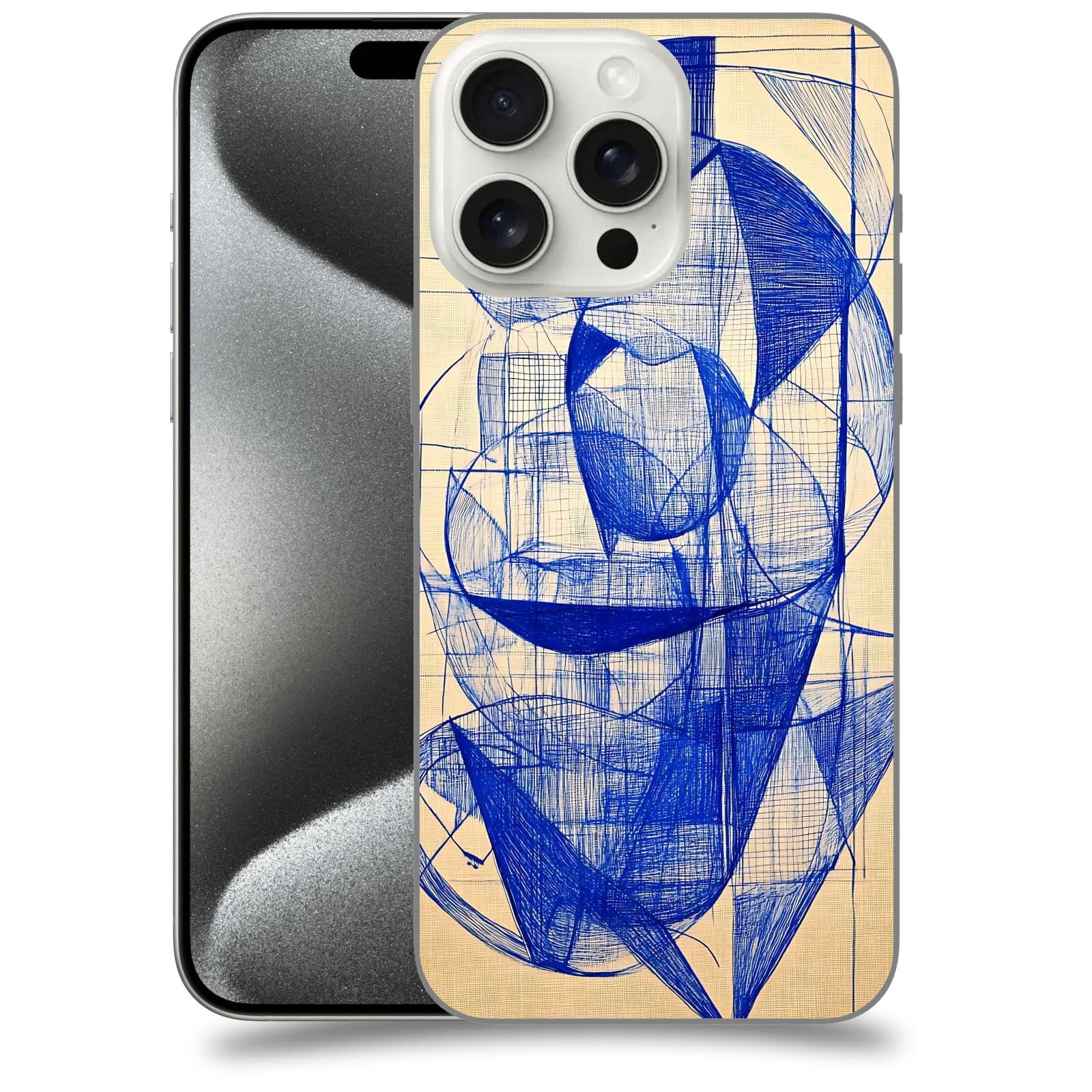 ACOVER Kryt na mobil Apple iPhone 15 pro max - Geometrický chaos