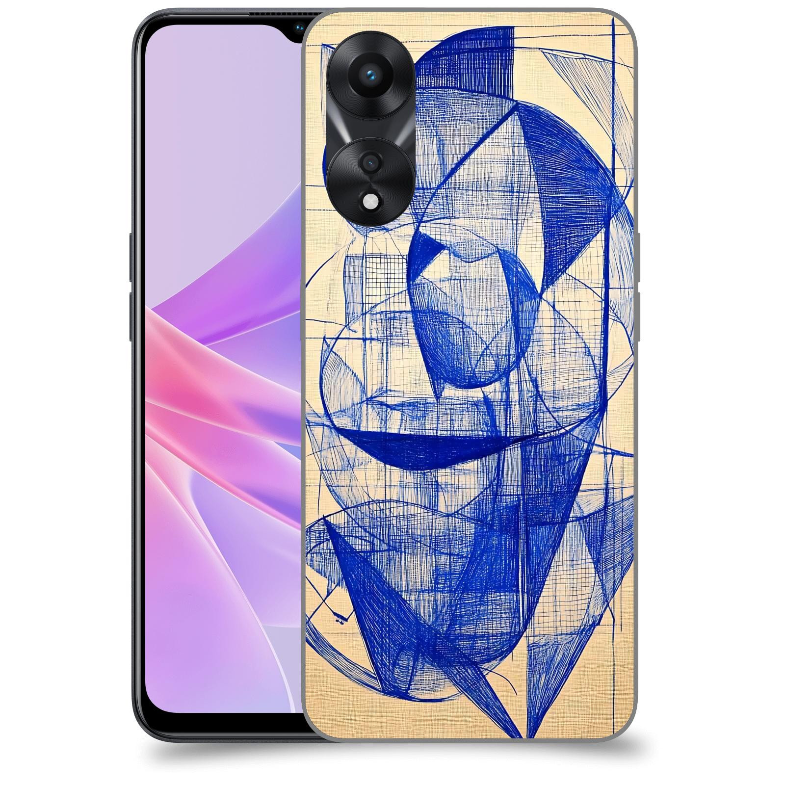 ACOVER Kryt na mobil OPPO A78 5G - Geometrický chaos