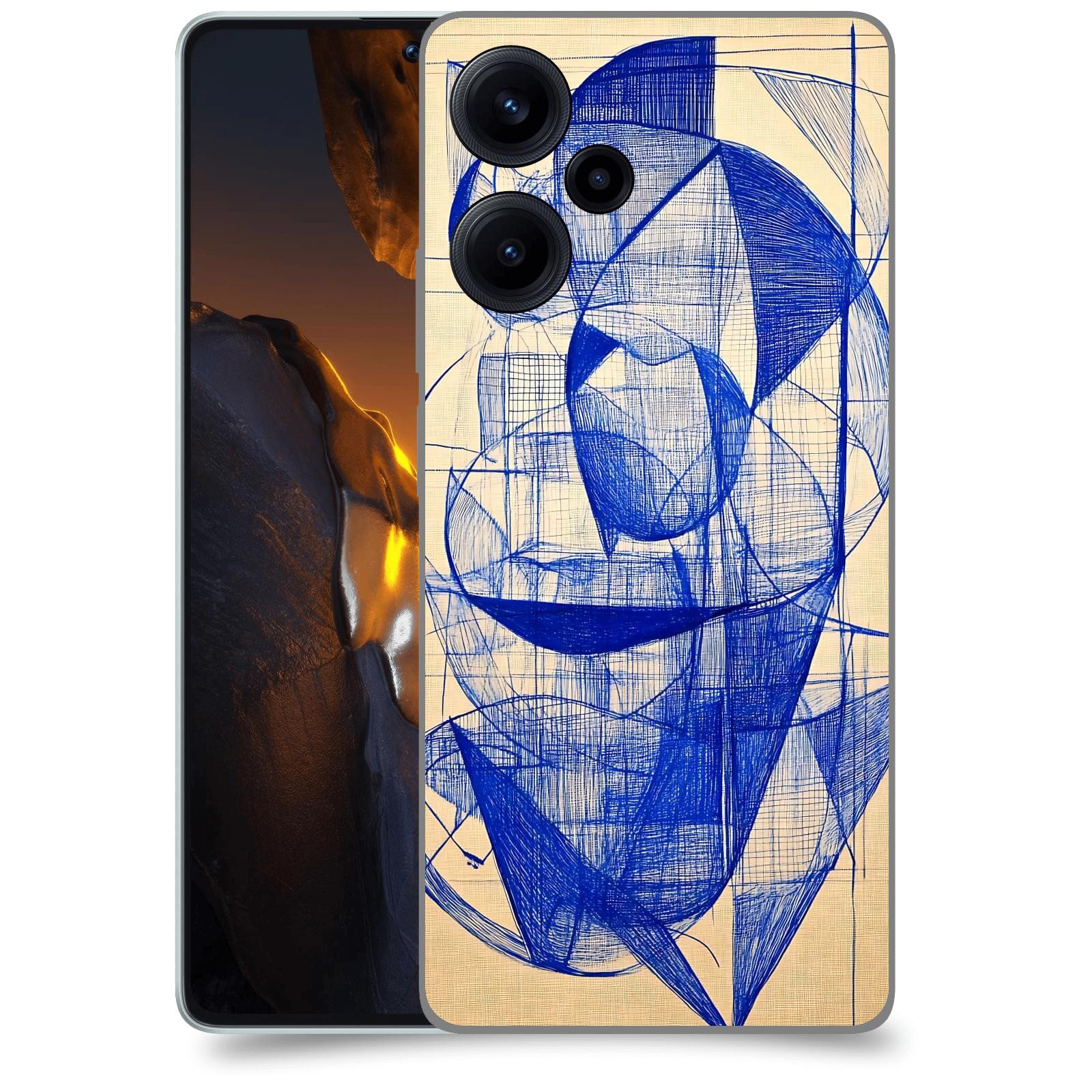 ACOVER Kryt na mobil Xiaomi Poco F5 - Geometrický chaos