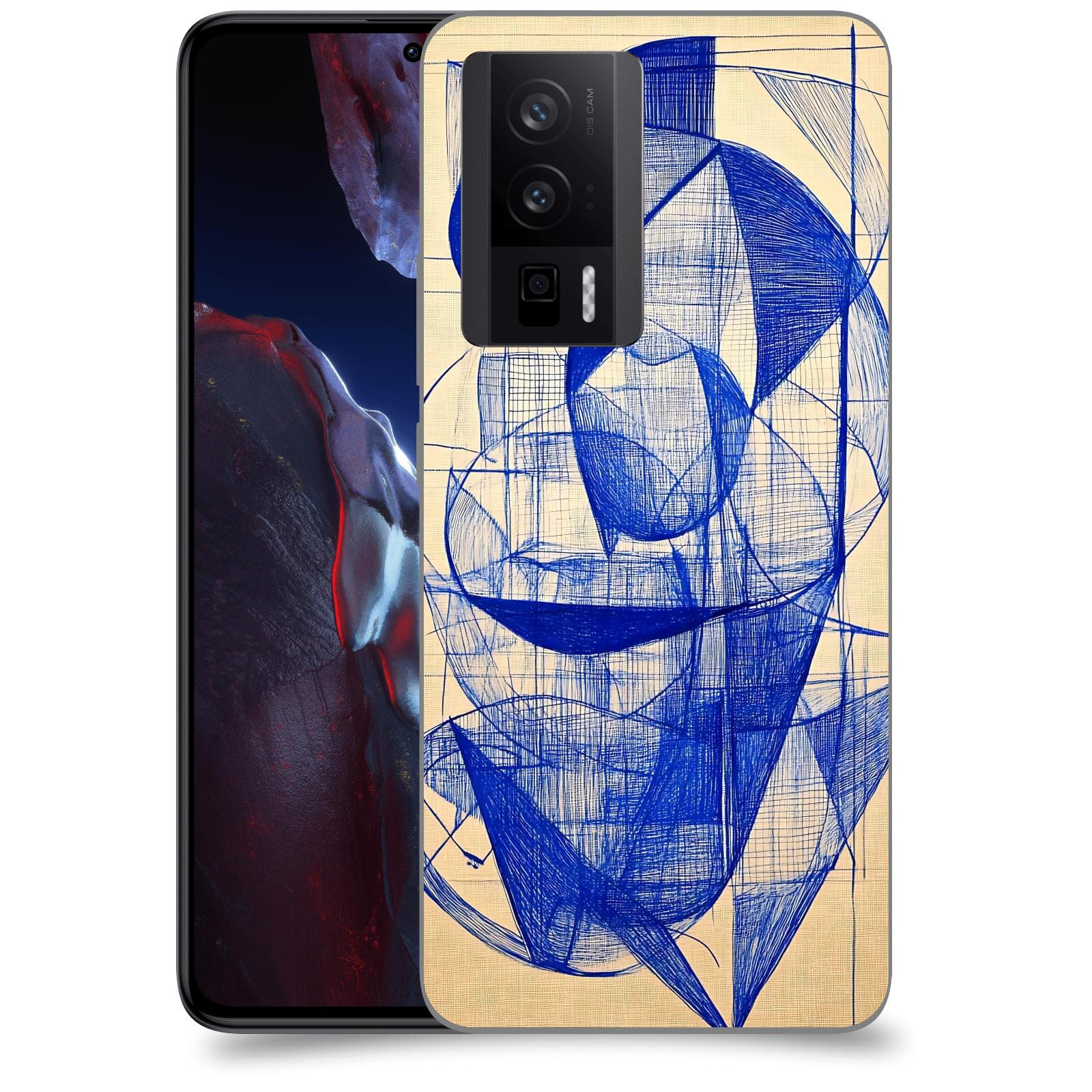 ACOVER Kryt na mobil Xiaomi Poco F5 Pro 5G - Geometrický chaos