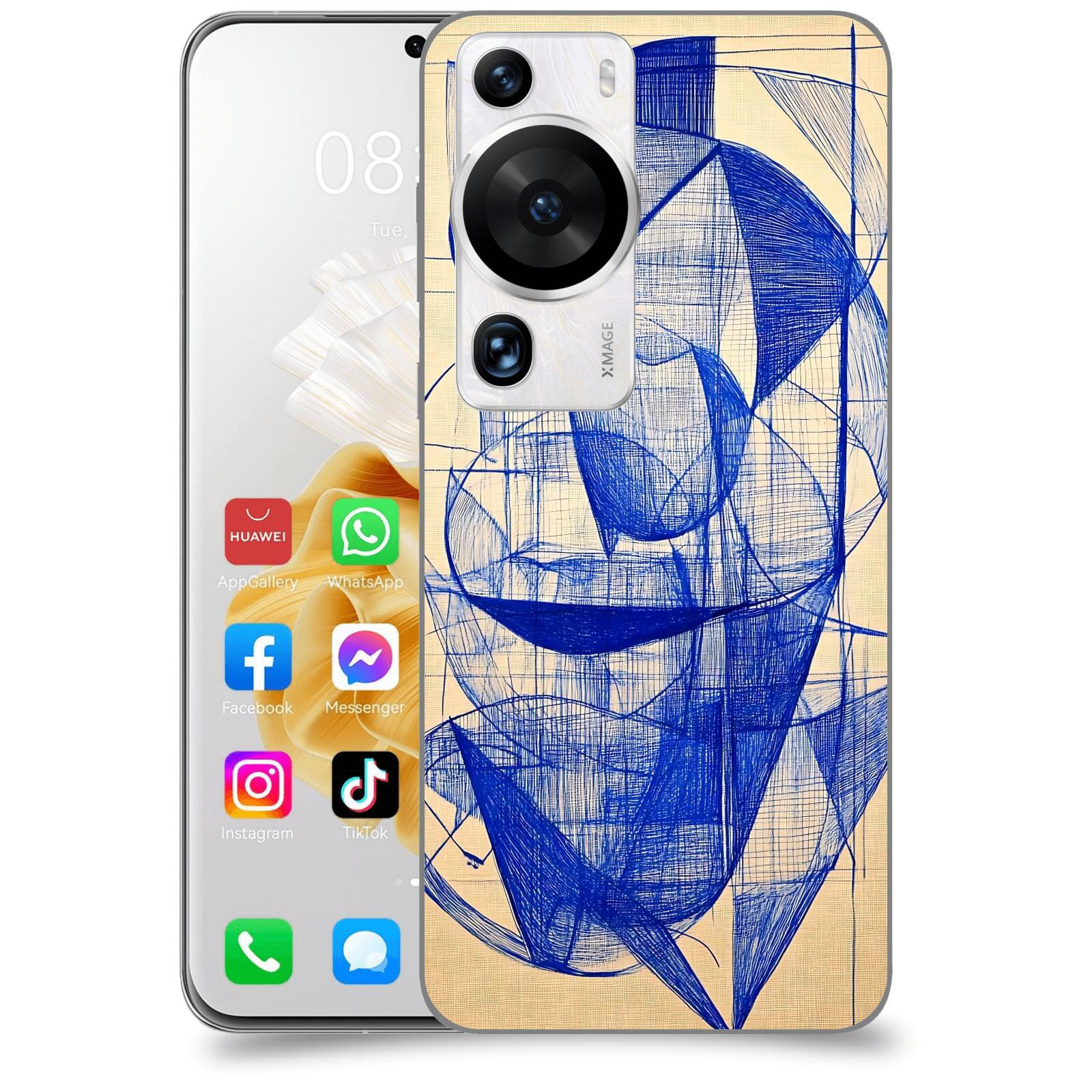 ACOVER Kryt na mobil Huawei P60 Pro - Geometrický chaos